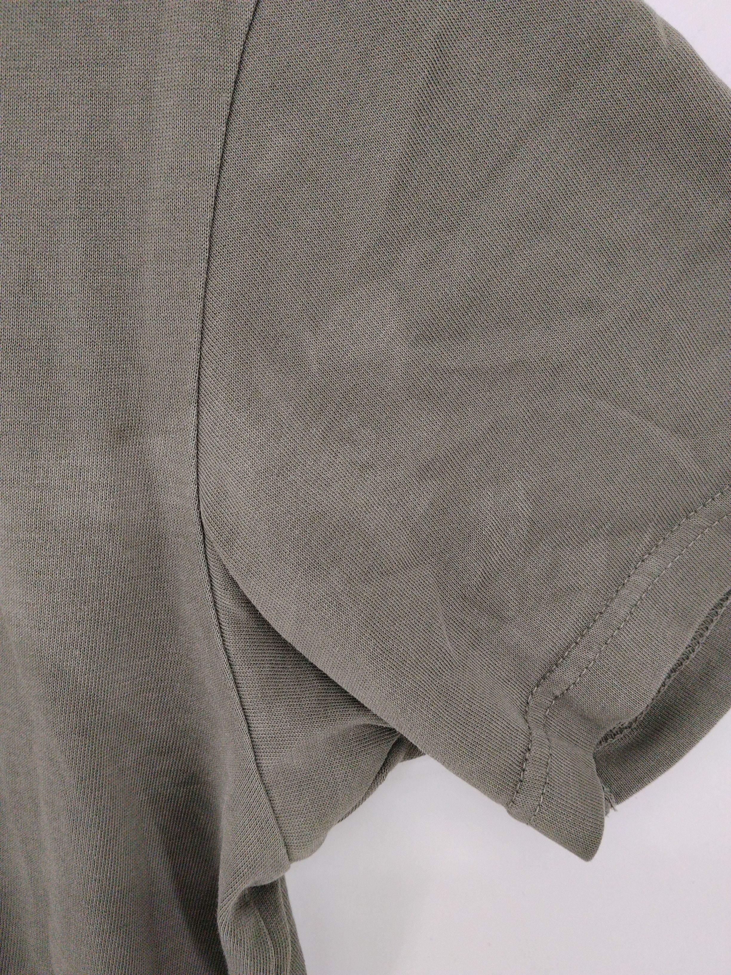 Uniqlo Men's T-Shirt S Green Cotton with Polyester Basic - Image 9
