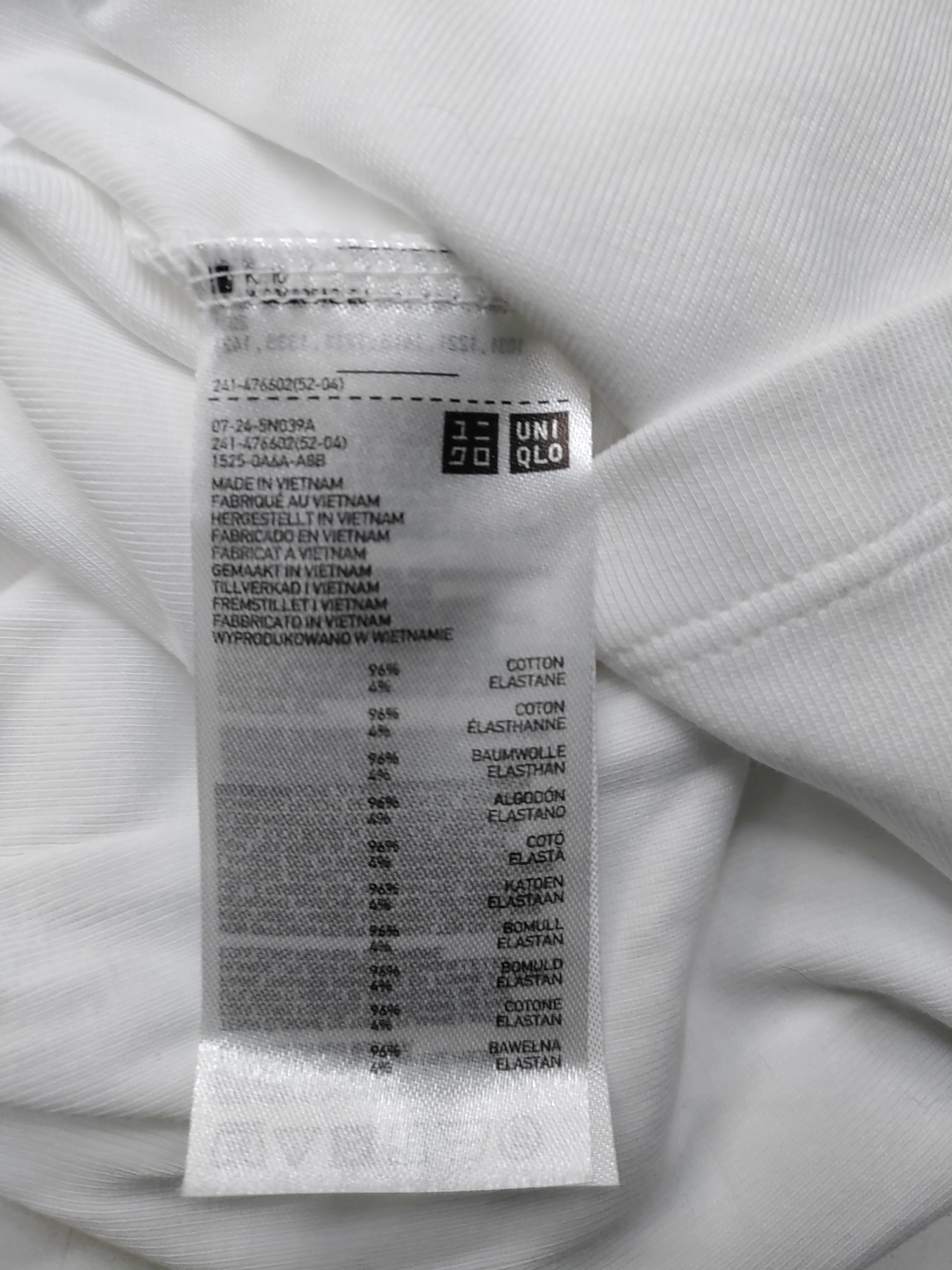 Uniqlo Men's T-Shirt S Multi Cotton with Elastane Basic - Image 6