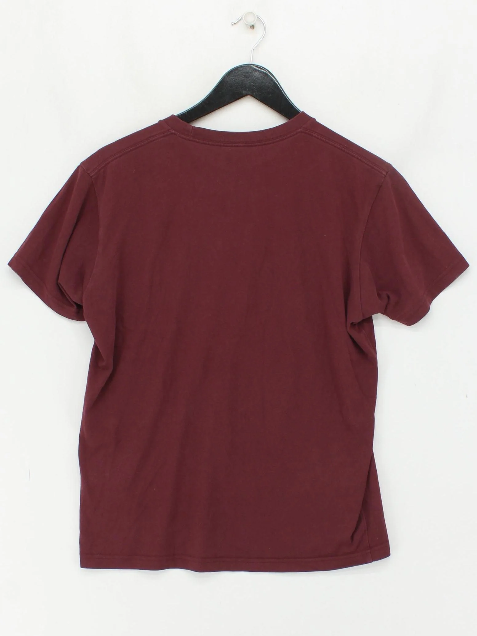 Uniqlo Men's T-Shirt S Red Cotton with Polyester Basic - Image 2