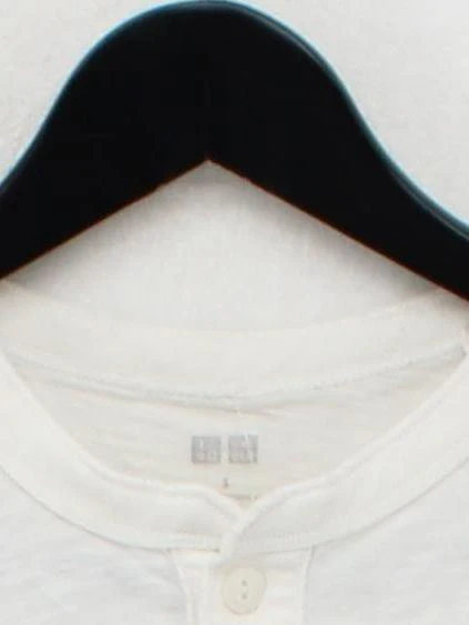 Uniqlo Men's T-Shirt S White 100% Cotton Basic - Image 3