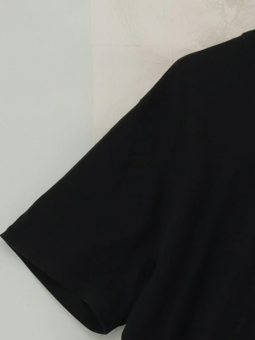 Uniqlo Men's T-Shirt XL Black 100% Cotton Basic - Image 4
