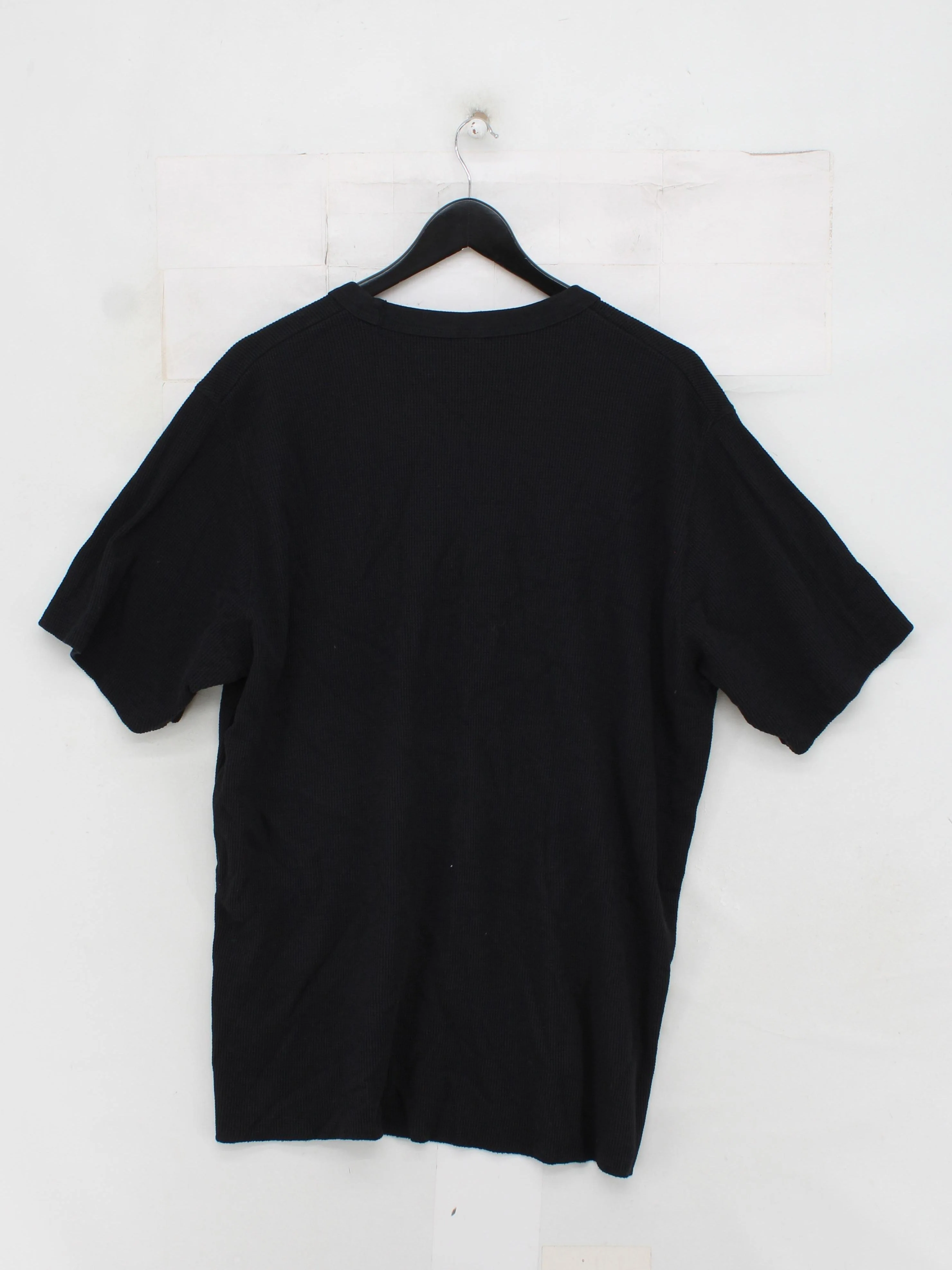 Uniqlo Men's T-Shirt XL Black Cotton with Polyester Basic - Image 2