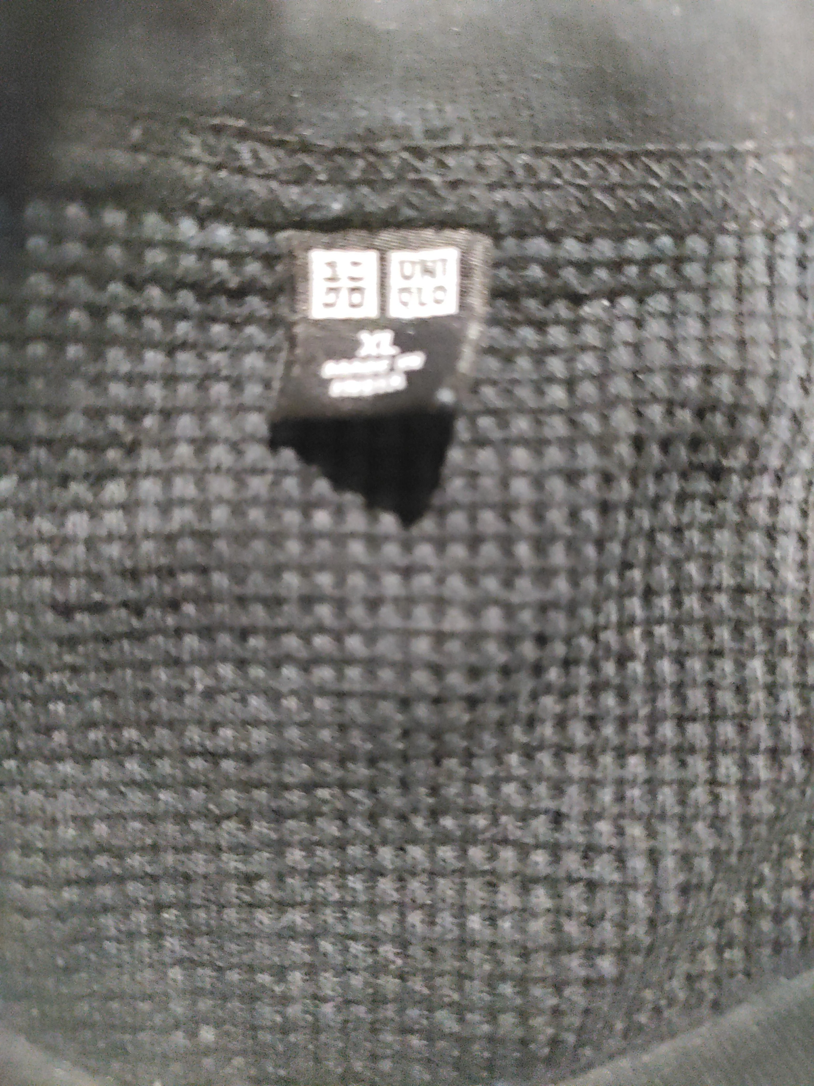 Uniqlo Men's T-Shirt XL Black Cotton with Polyester Basic - Image 5