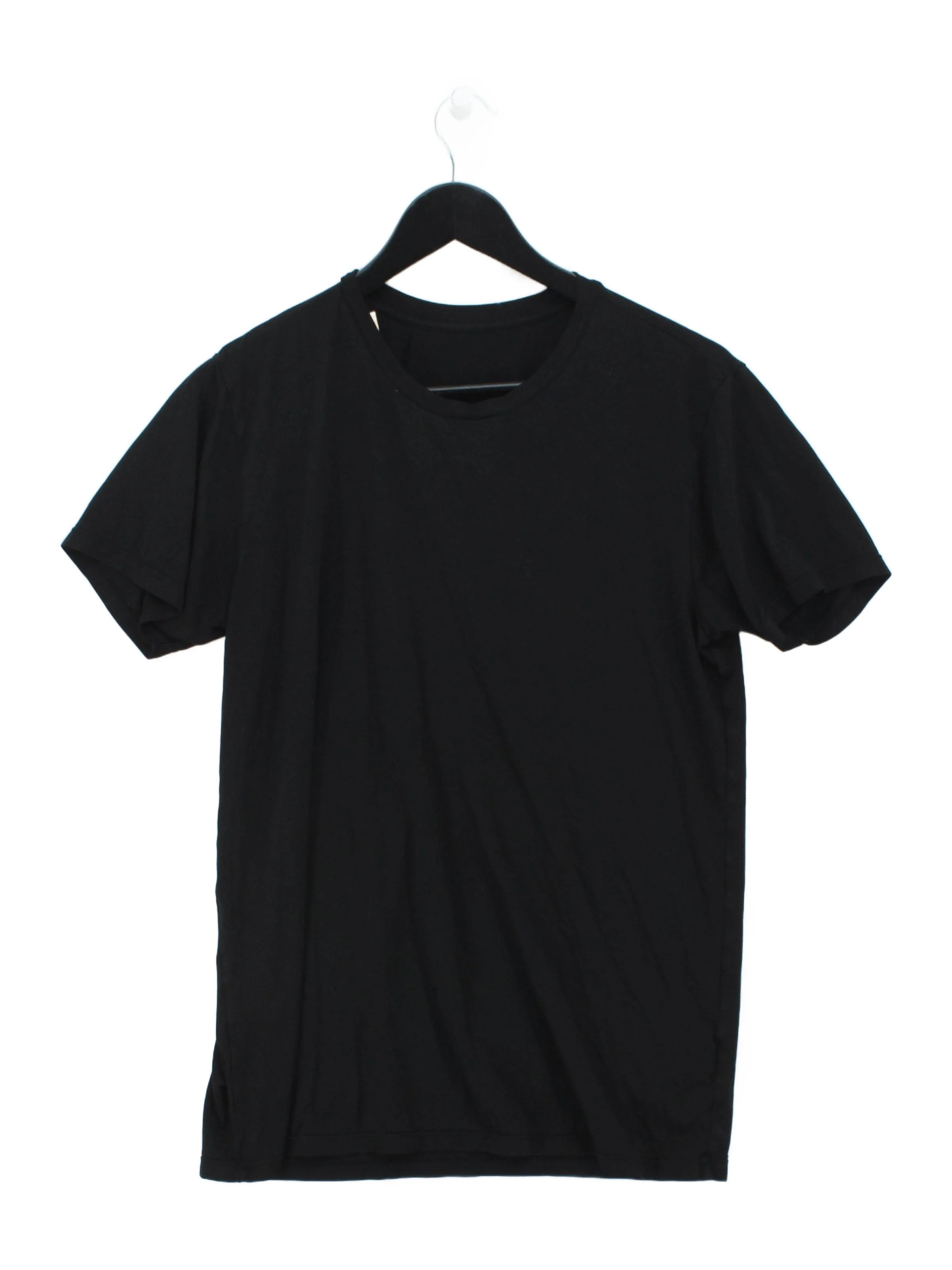 Uniqlo Men's T-Shirt XL Black Polyester with Viscose, Acrylic, Elastane Basic