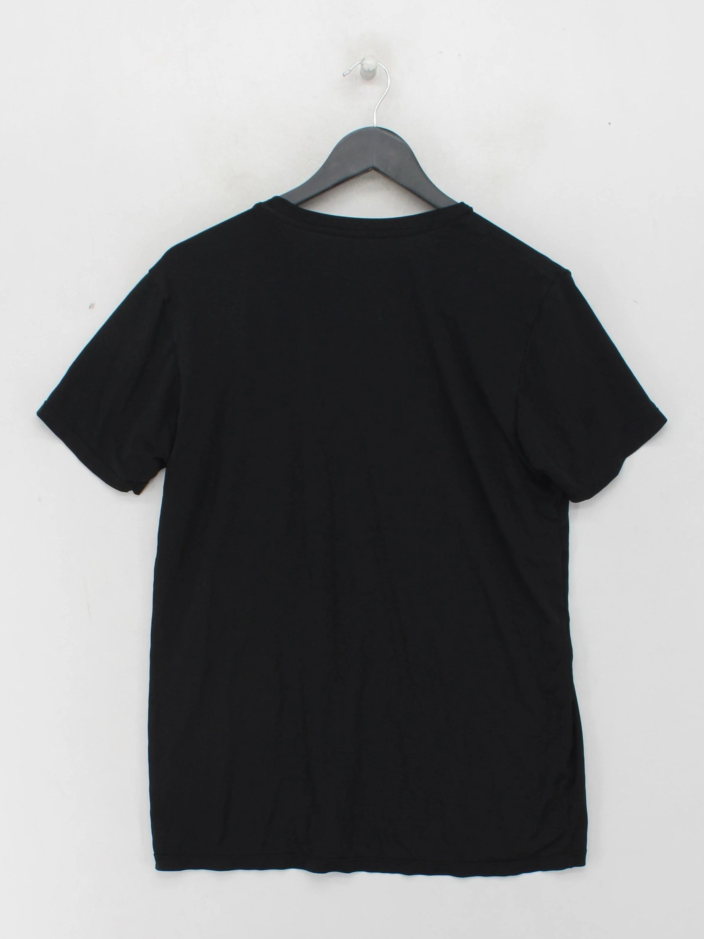 Uniqlo Men's T-Shirt XL Black Polyester with Viscose, Acrylic, Elastane Basic - Image 2