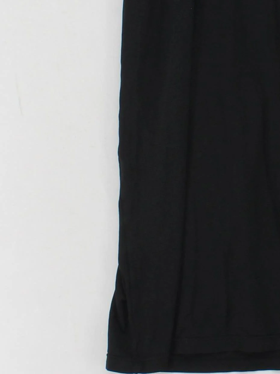 Uniqlo Men's T-Shirt XL Black Polyester with Viscose, Acrylic, Elastane Basic - Image 4