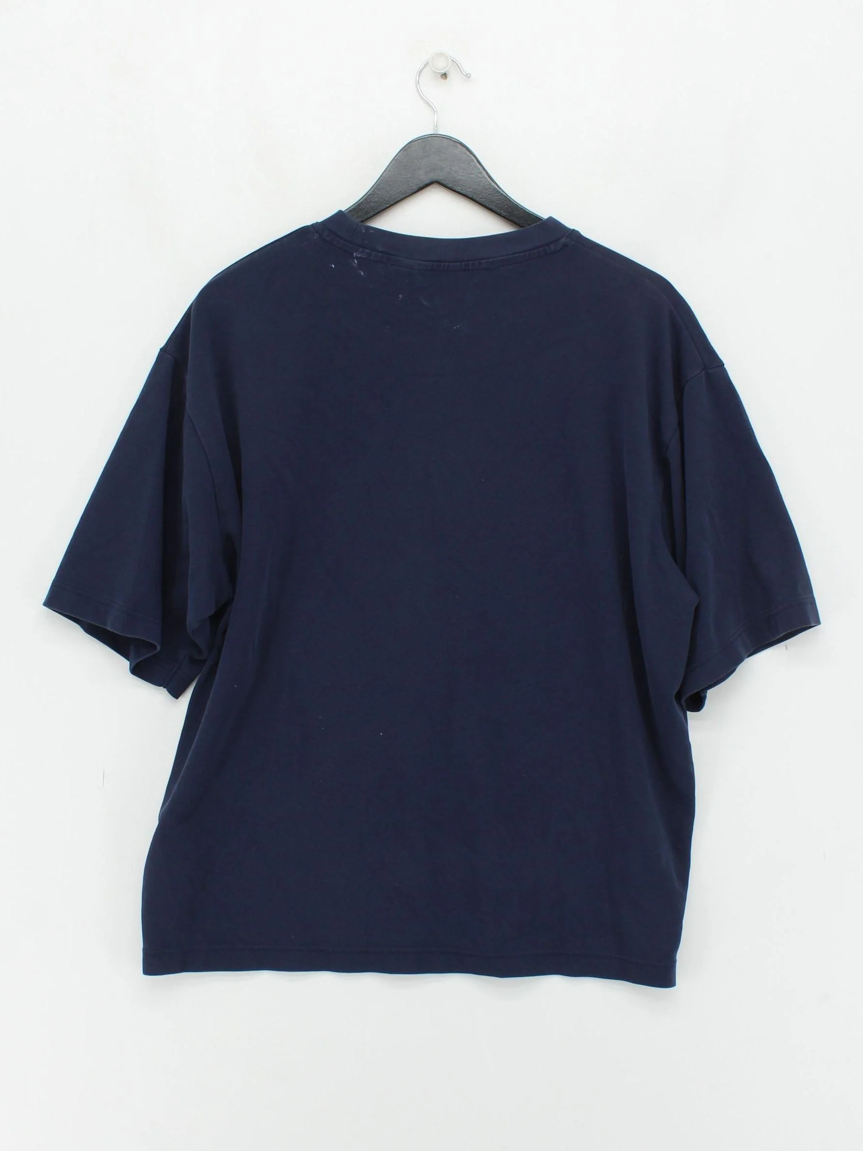 Uniqlo Men's T-Shirt XL Blue Cotton with Polyester, Elastane Basic - Image 2