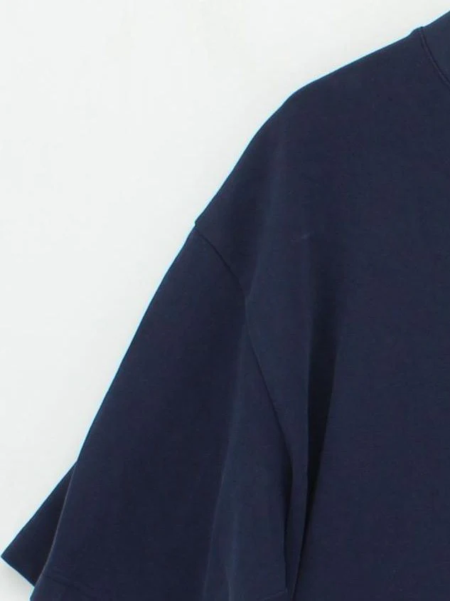 Uniqlo Men's T-Shirt XL Blue Cotton with Polyester, Elastane Basic - Image 4