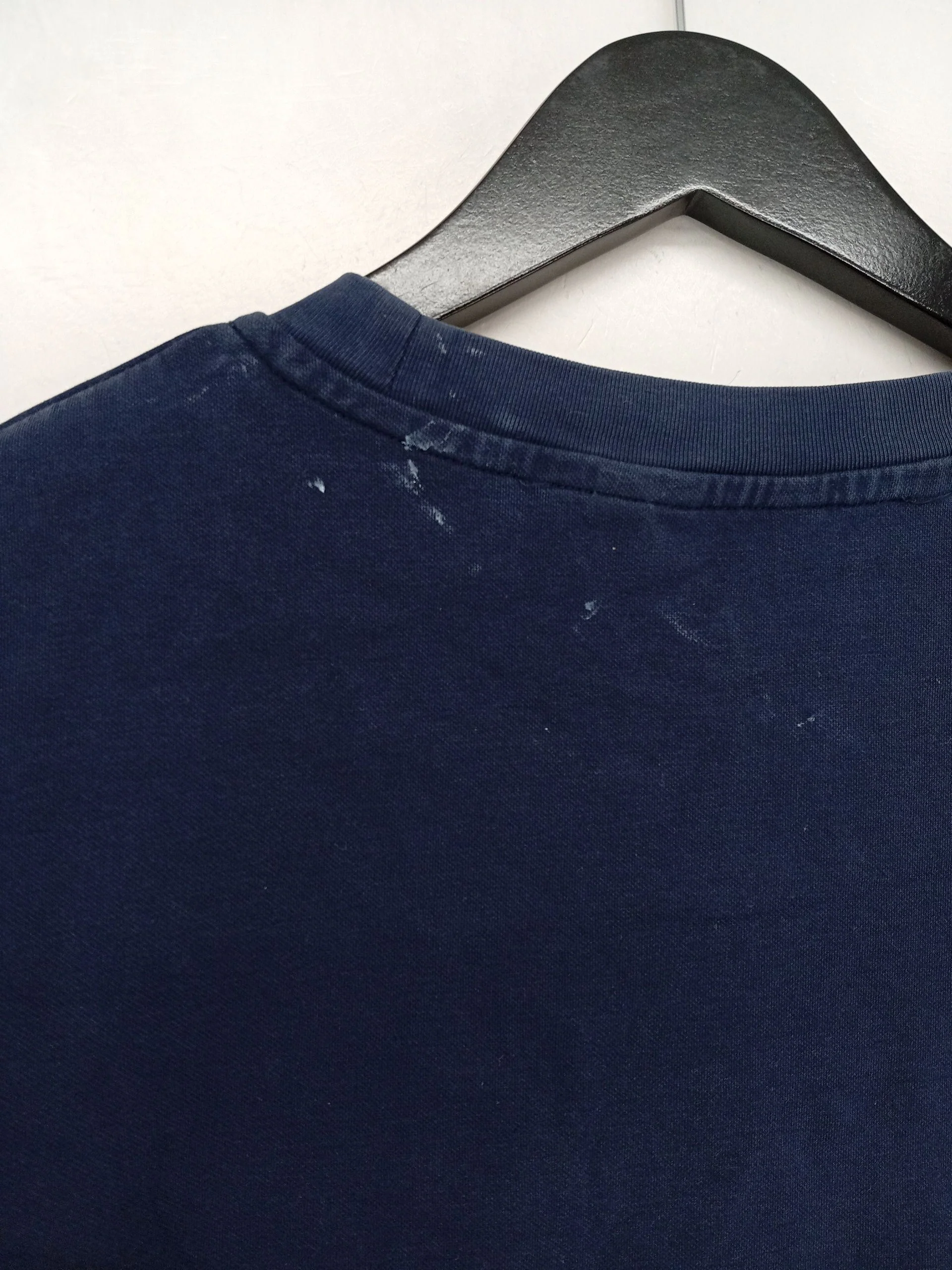 Uniqlo Men's T-Shirt XL Blue Cotton with Polyester, Elastane Basic - Image 5