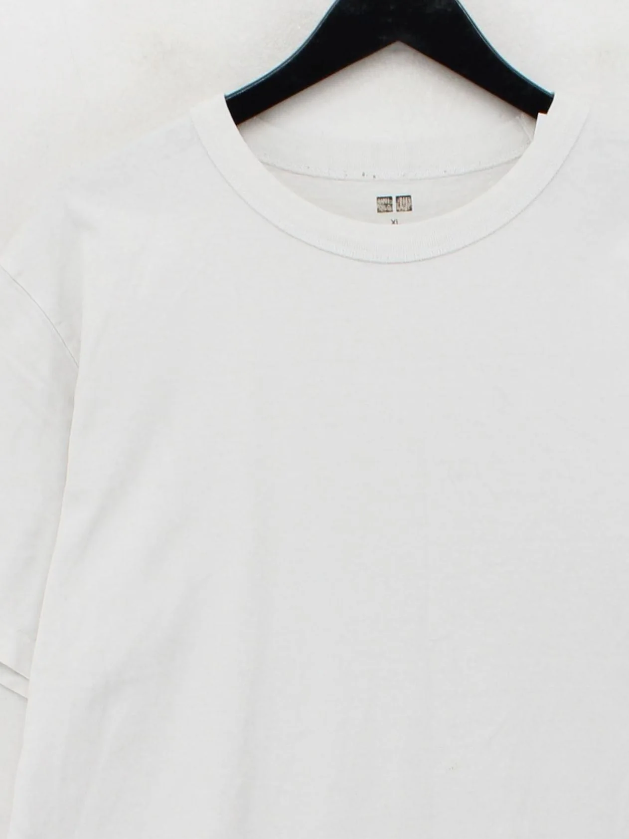 Uniqlo Men's T-Shirt XL White 100% Cotton Basic - Image 3