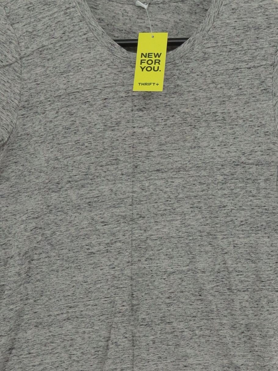 Uniqlo Men's T-Shirt XS Grey 100% Cotton Basic - Image 3