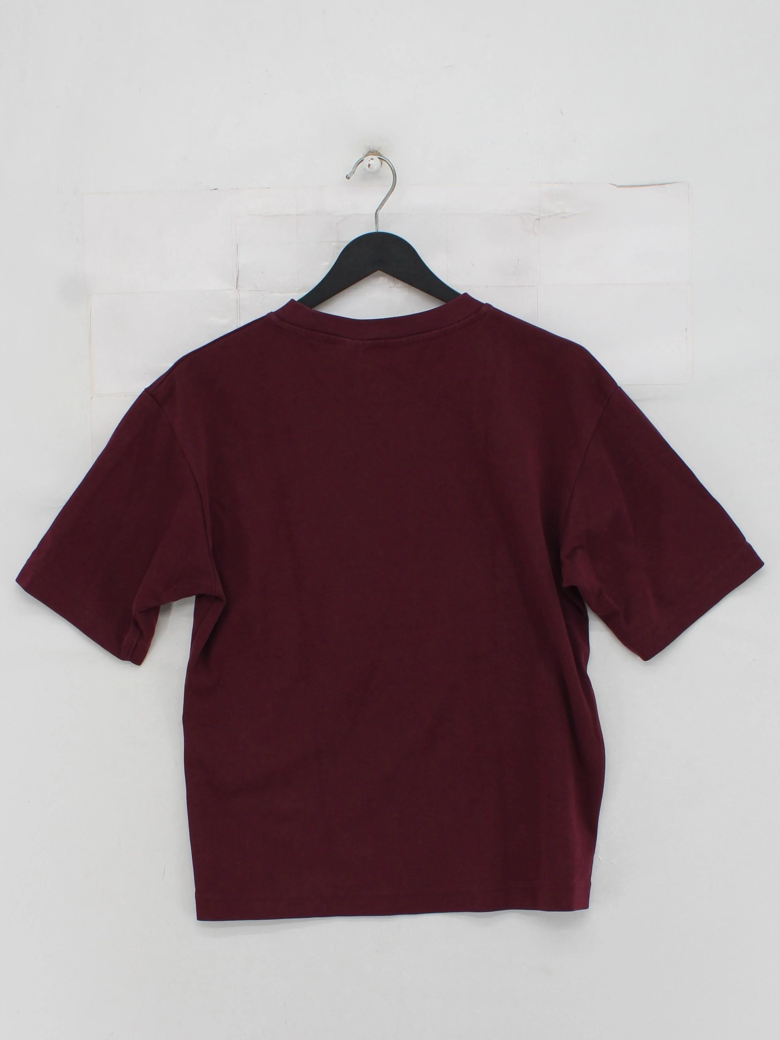 Uniqlo Men's T-Shirt XS Red Cotton with Polyester Basic - Image 2