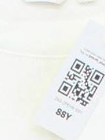Uniqlo Men's T-Shirt XS White Cotton with Polyester, Elastane Basic - Image 4