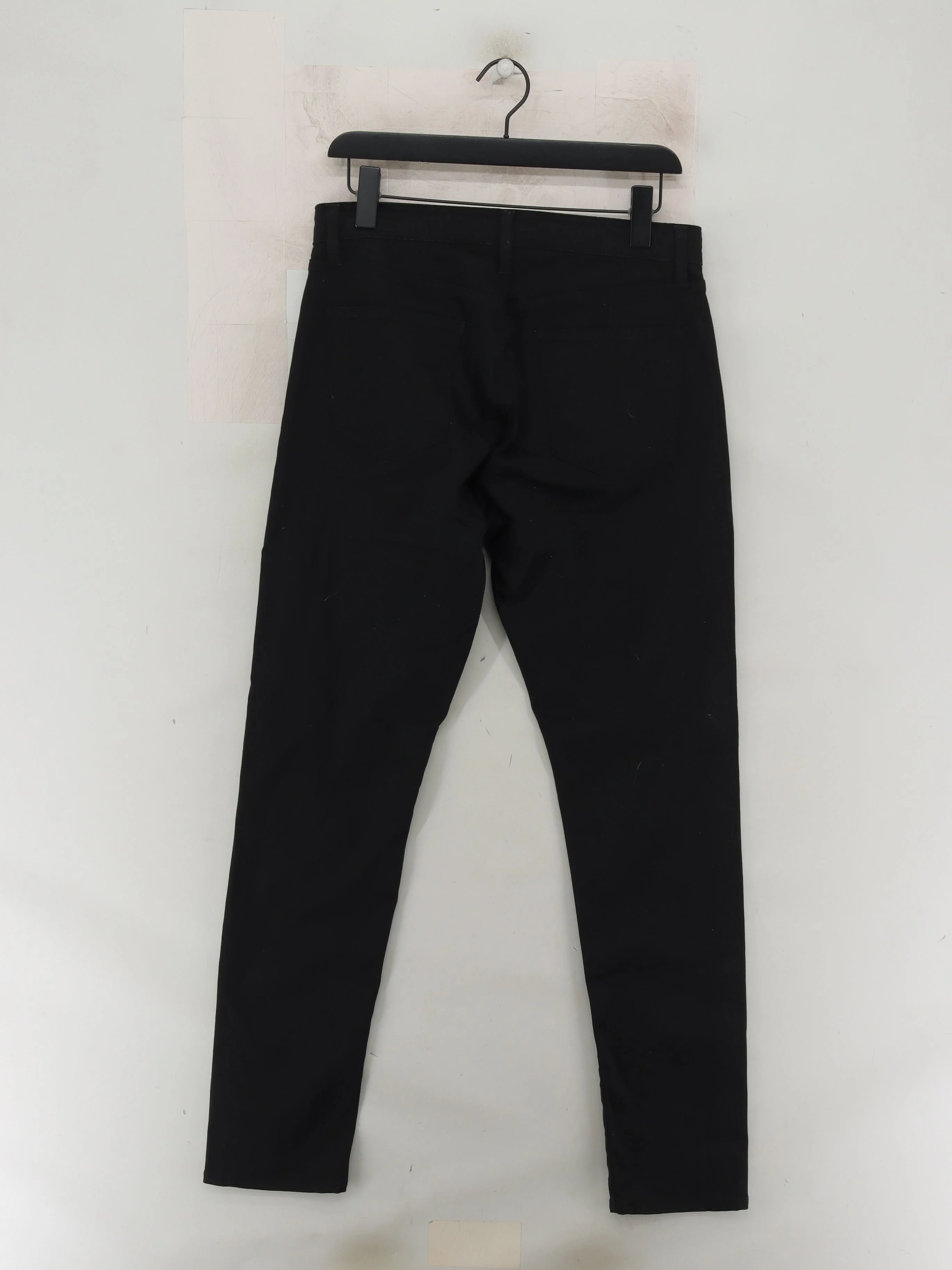 Uniqlo Men's Trousers M Black Cotton with Elastane Tapered Chino - Image 2