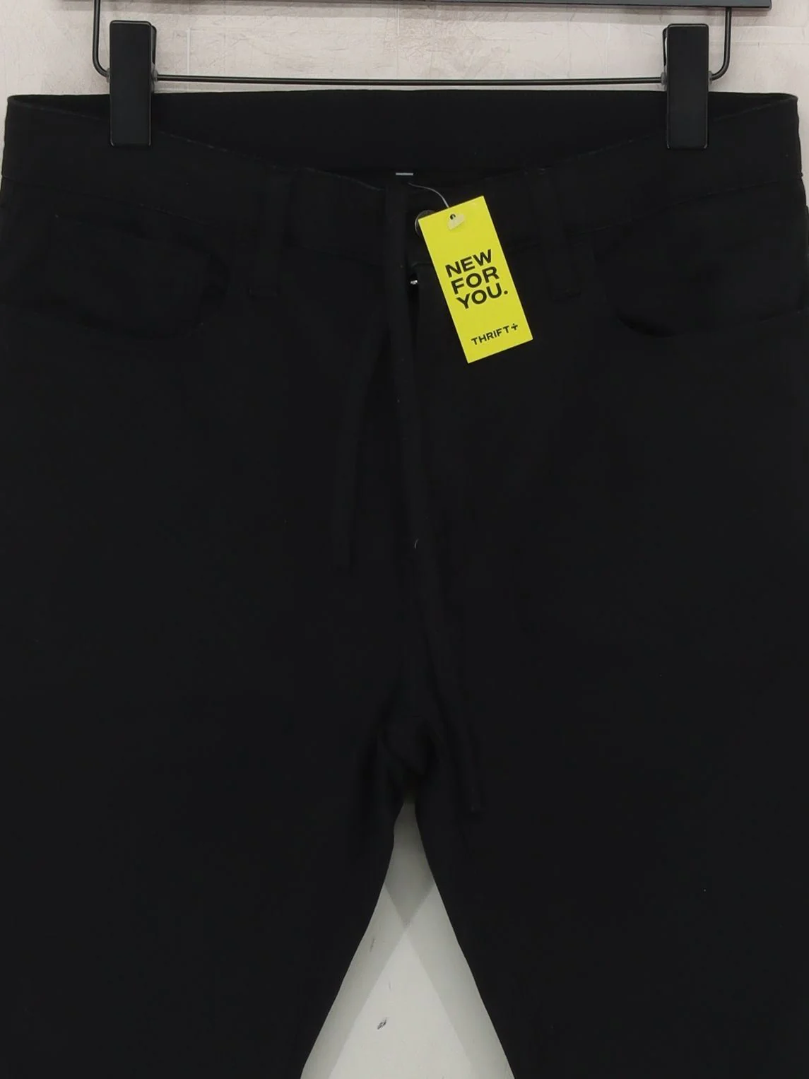 Uniqlo Men's Trousers M Black Cotton with Elastane Tapered Chino - Image 3
