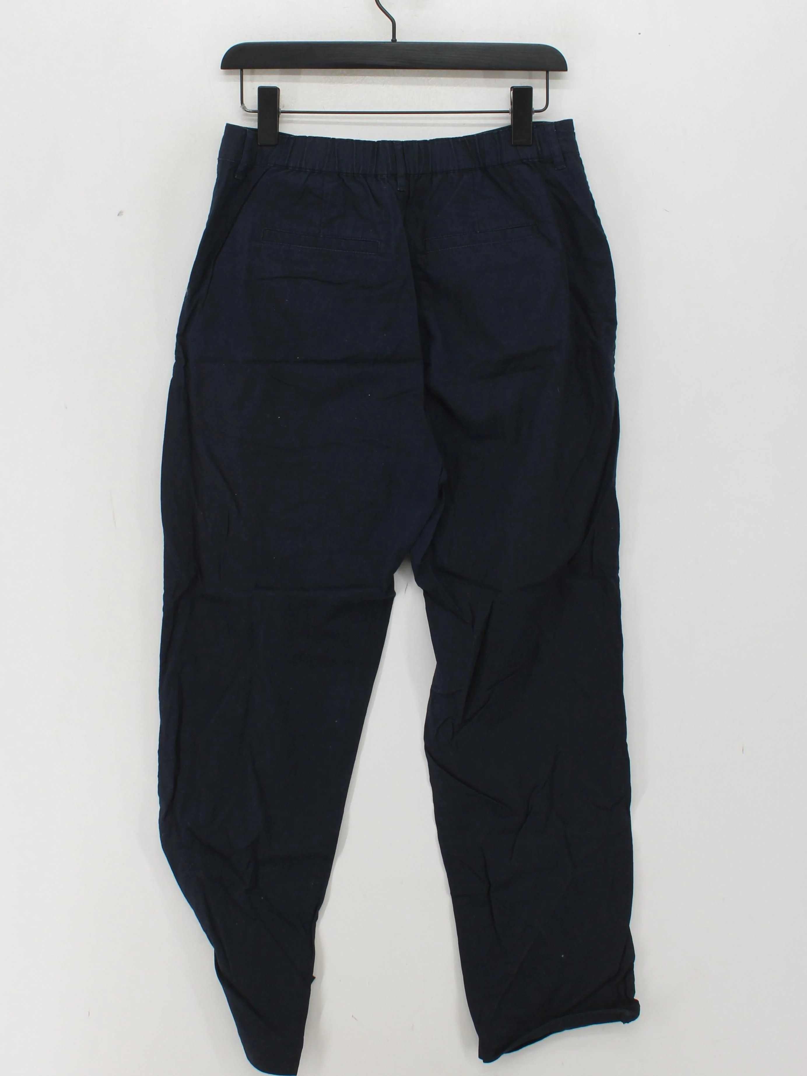 Uniqlo Men's Trousers M Blue Cotton with Linen Tapered Chino - Image 2