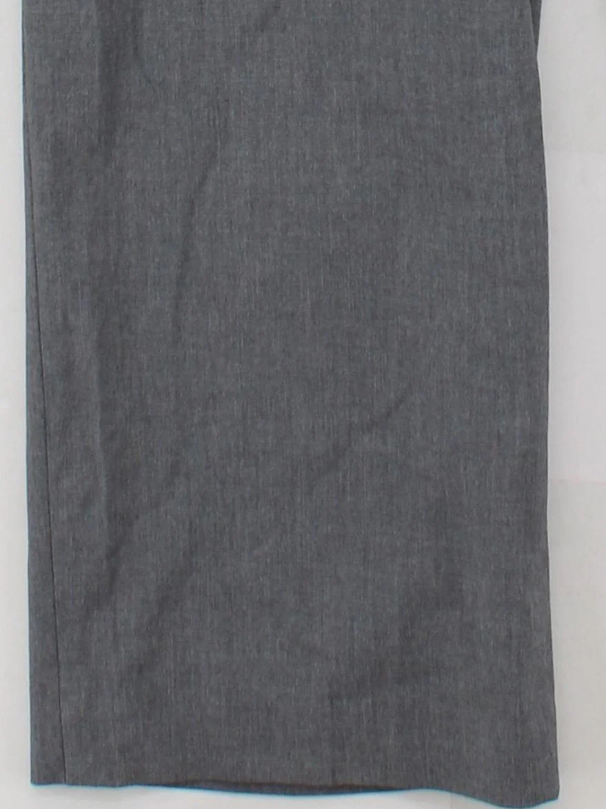 Uniqlo Men's Trousers M Grey Polyester with Viscose, Elastane Wide-Leg Chino - Image 4