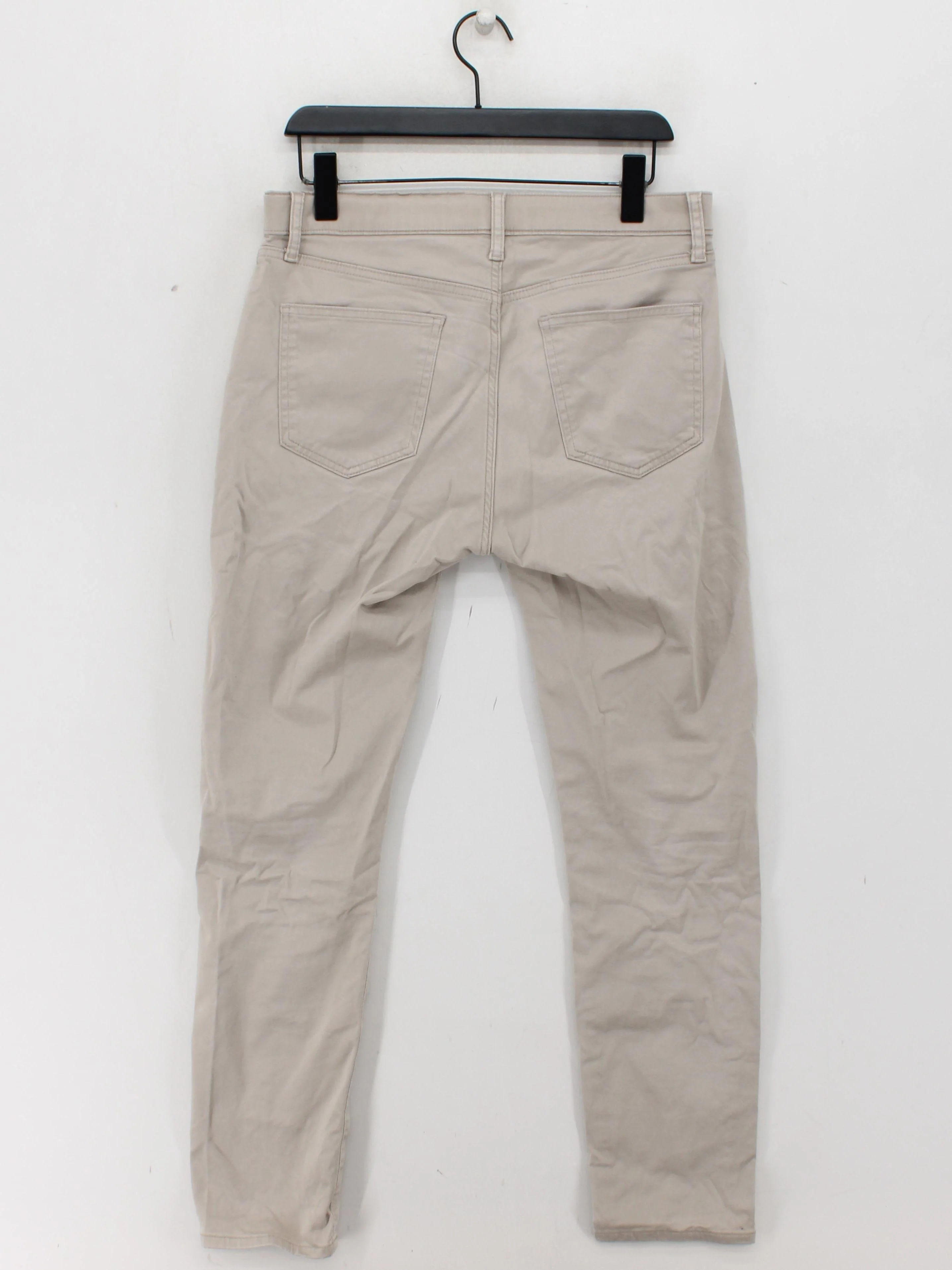 Uniqlo Men's Trousers M Tan Cotton with Elastane Straight Chino - Image 2