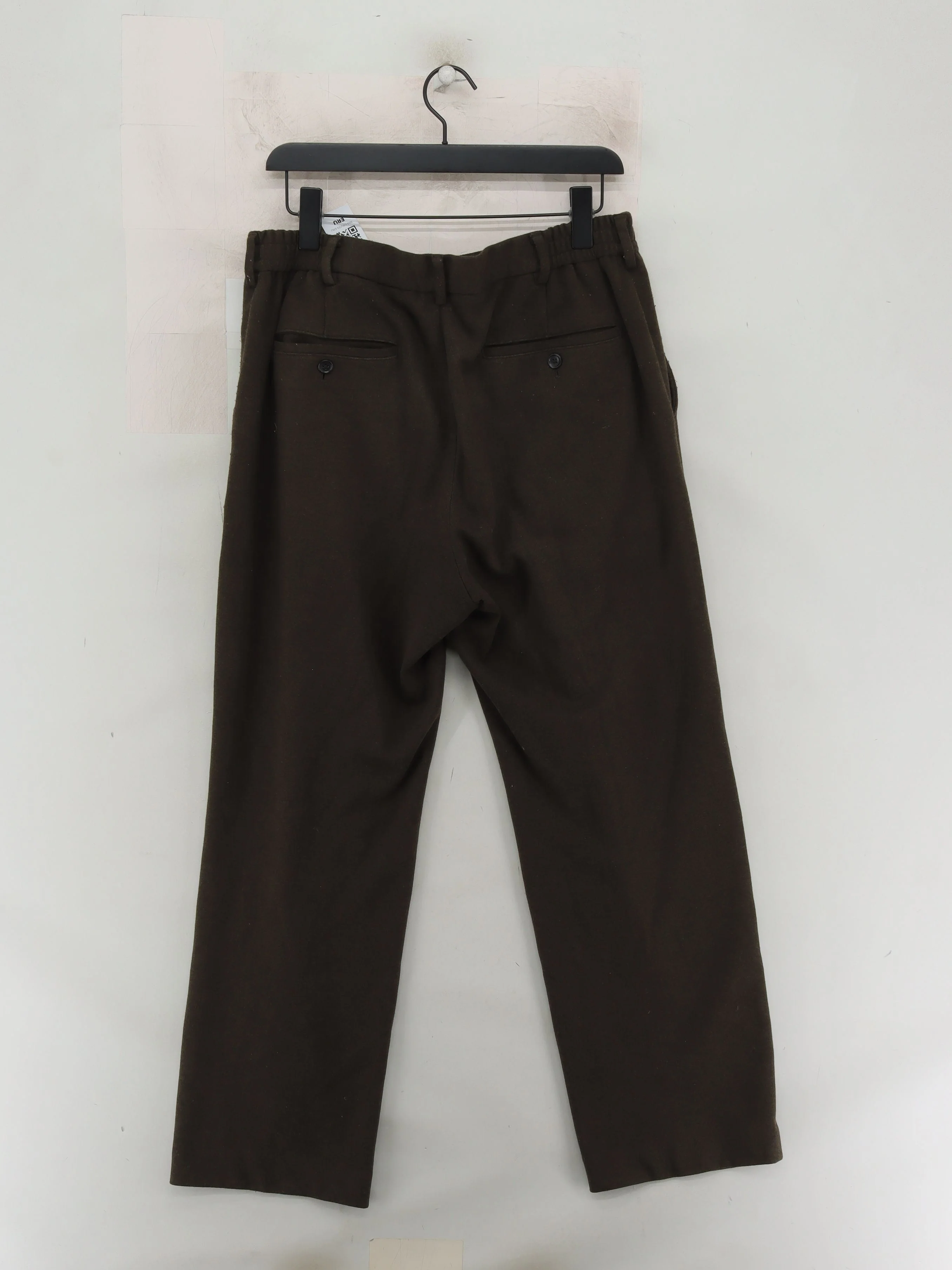 Uniqlo Men's Trousers M Tan Cotton with Polyester, Viscose Tapered Chino - Image 2