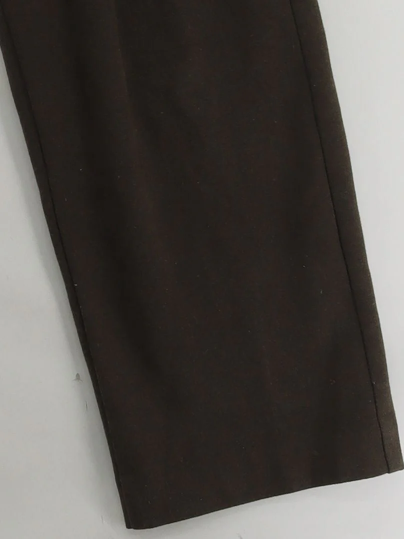 Uniqlo Men's Trousers M Tan Cotton with Polyester, Viscose Tapered Chino - Image 4
