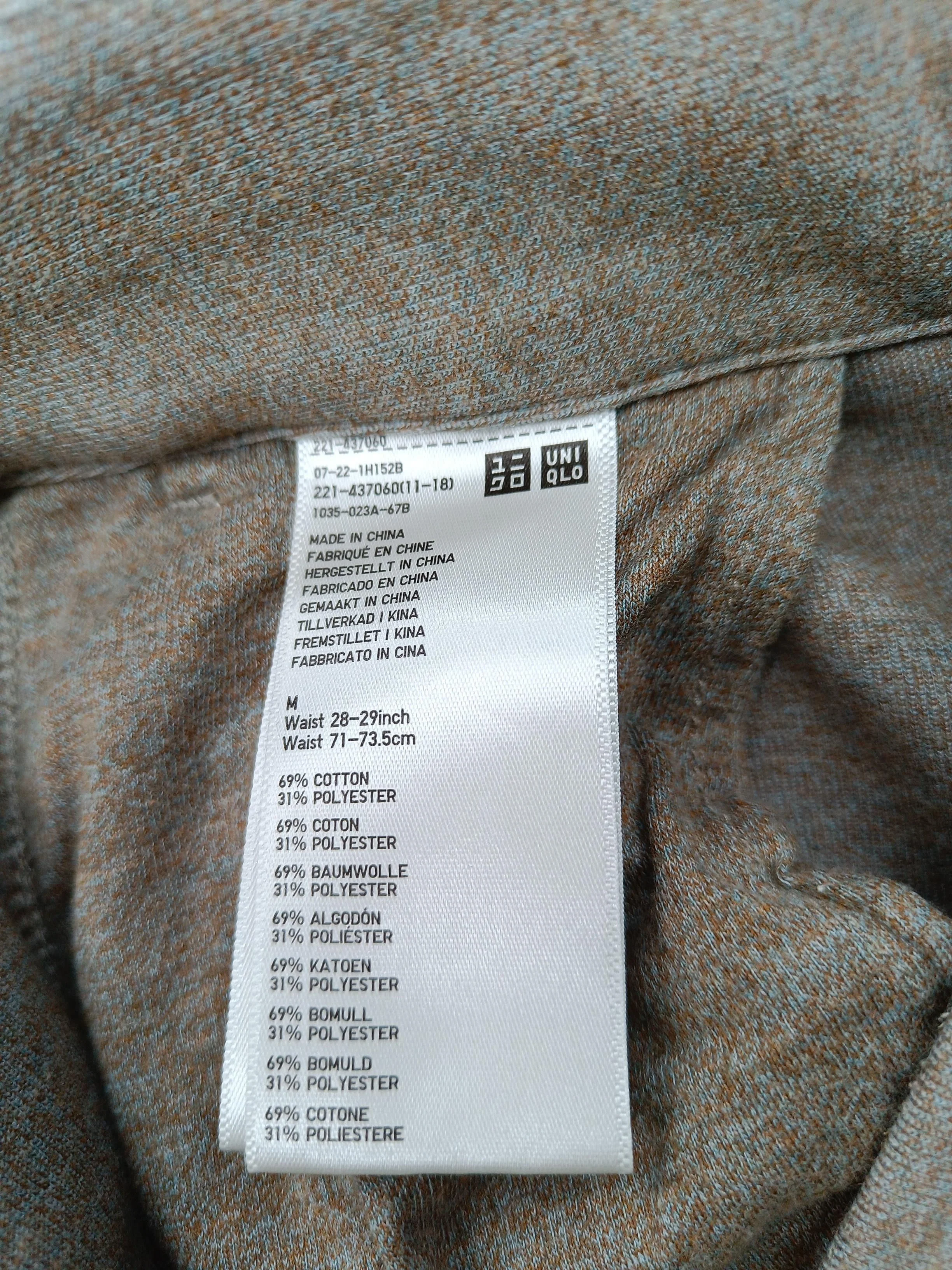 Uniqlo Men's Trousers M Tan Cotton with Polyester Wide-Leg Chino - Image 6
