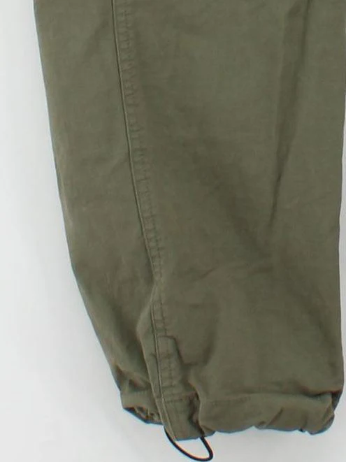 Uniqlo Men's Trousers S Green Cotton with Elastane Tapered Cargo - Image 4