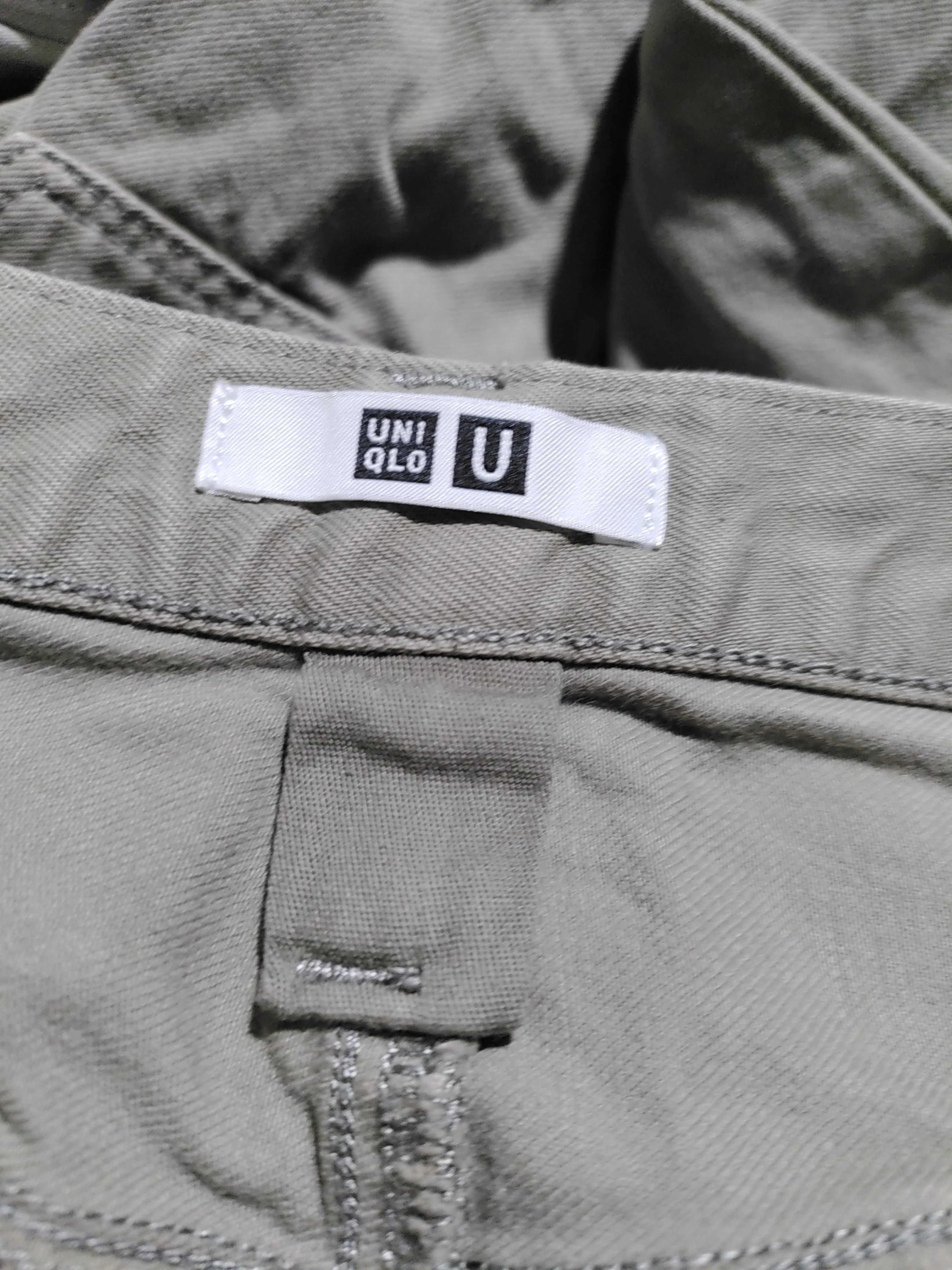 Uniqlo Men's Trousers S Grey 100% Cotton Straight Chino - Image 6