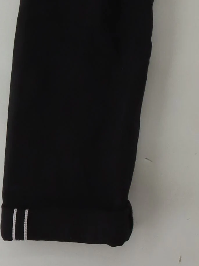 Uniqlo Men's Trousers W 33 in; L 32 in Black Cotton with Elastane Straight Chino - Image 4