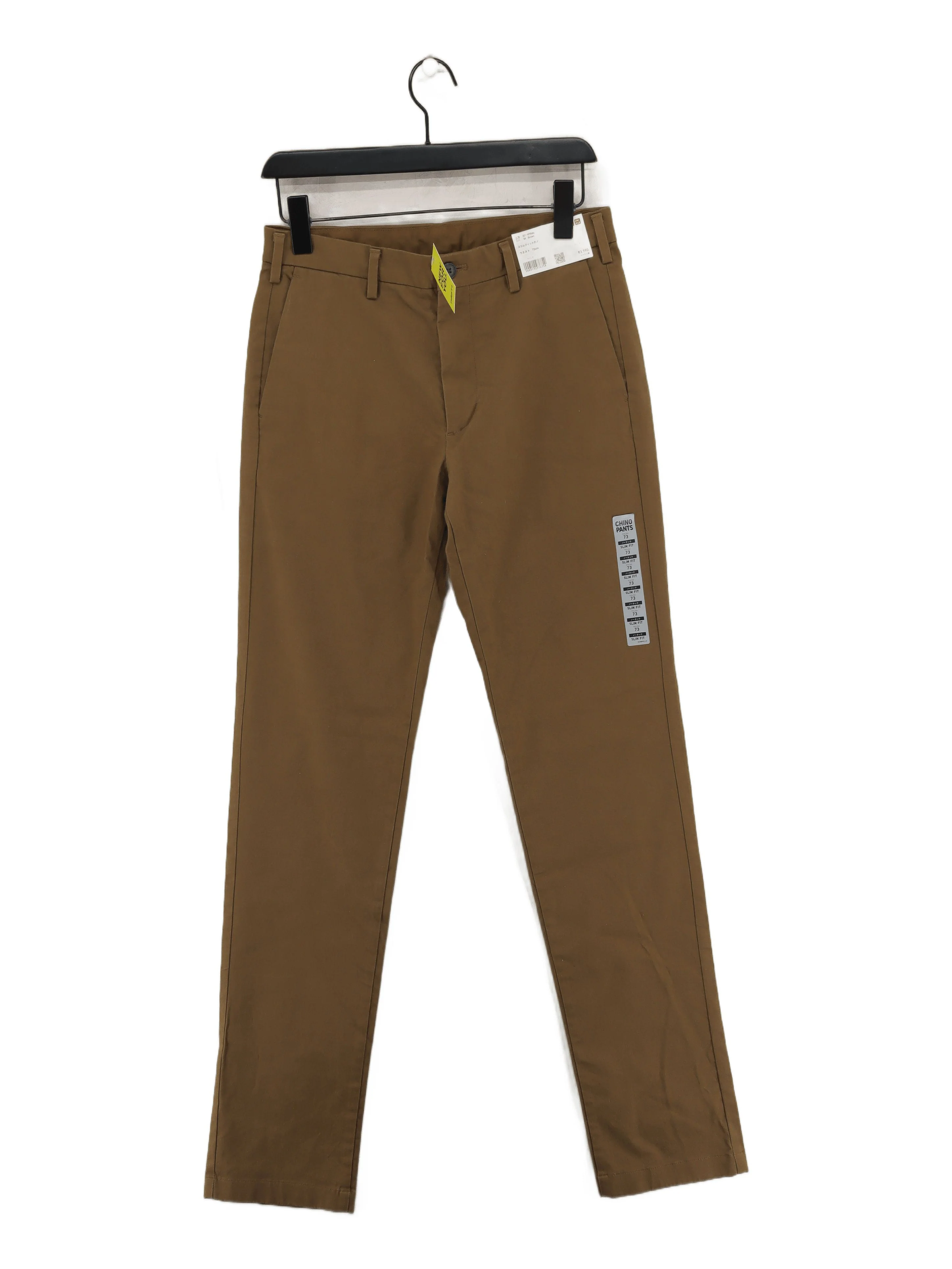 Uniqlo Men's Trousers W 34 in Tan Cotton with Elastane Chino New with tags