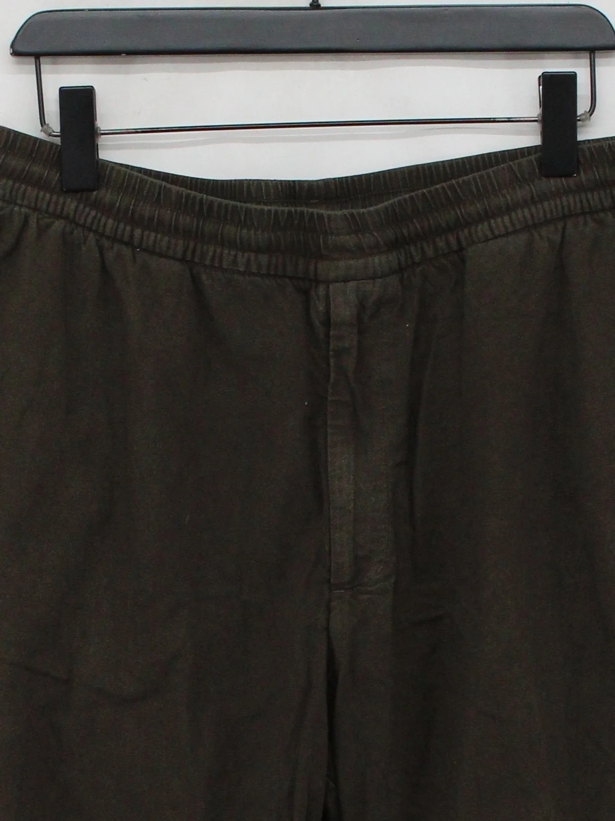 Uniqlo Men's Trousers XL Green Cotton with Spandex Tapered Chino - Image 3