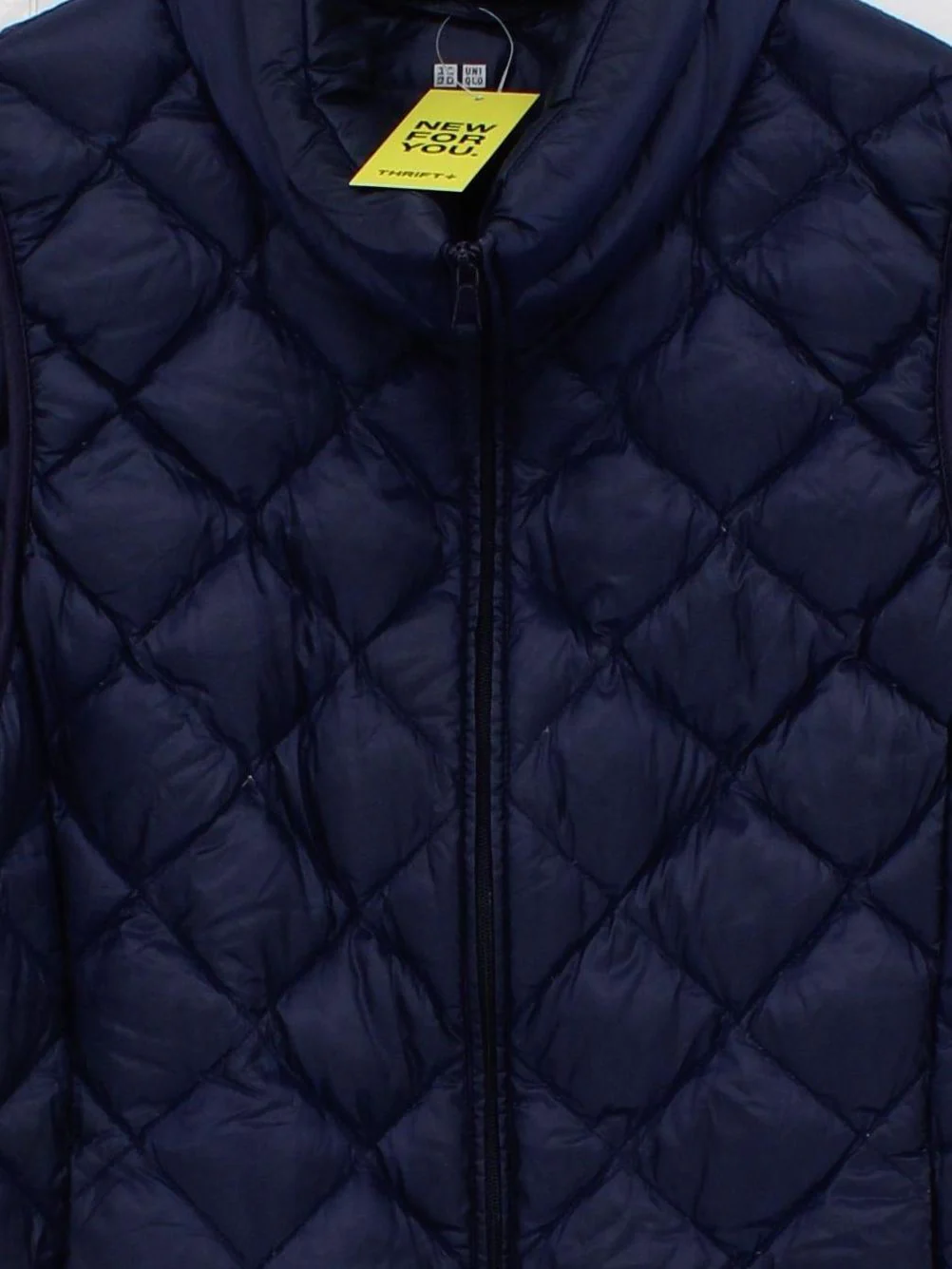 Uniqlo Overcoat jacket blue - Image 3