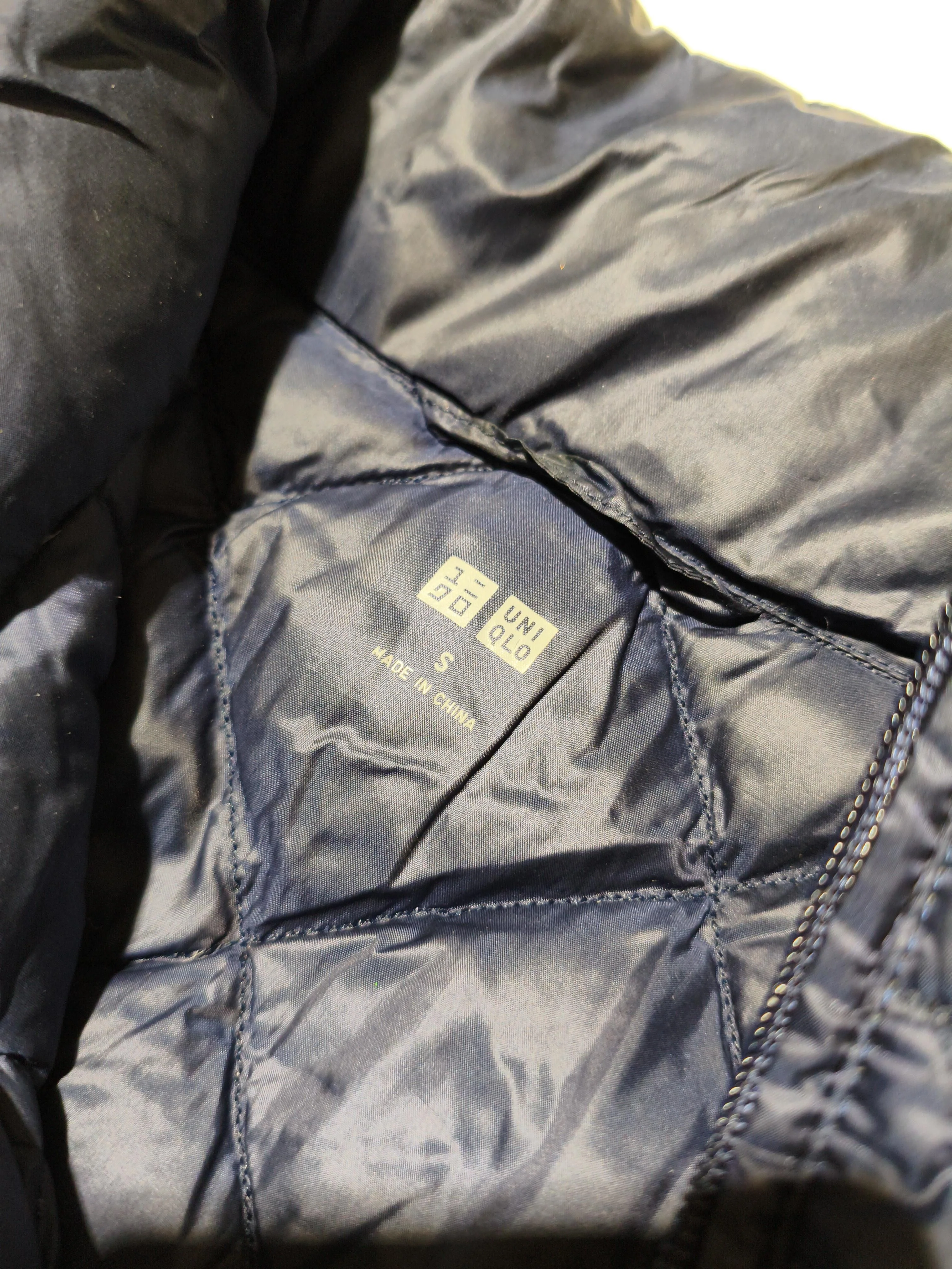 Uniqlo Overcoat jacket blue - Image 5