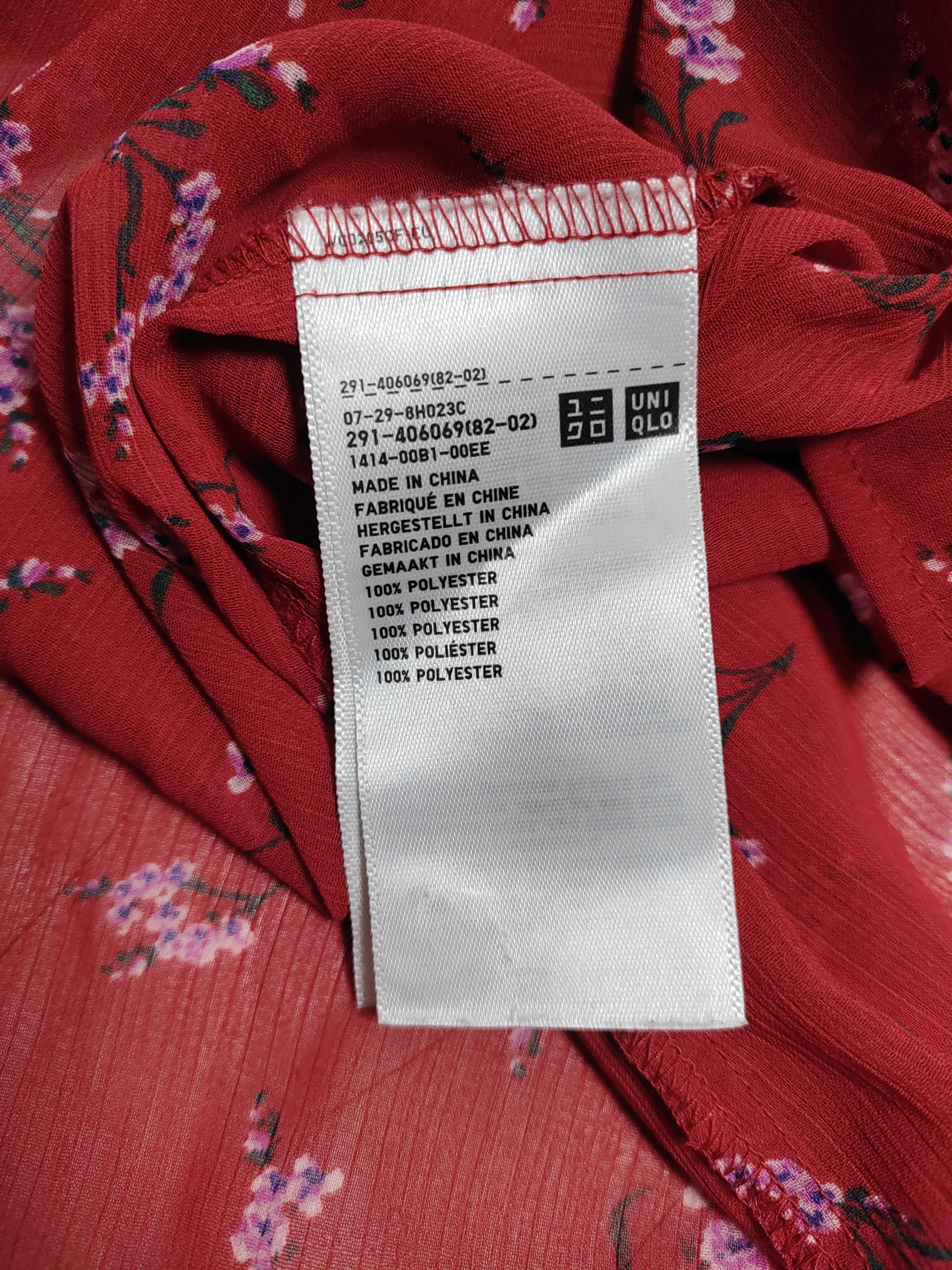 Uniqlo Shirt Midi Dress L in Red - Image 7