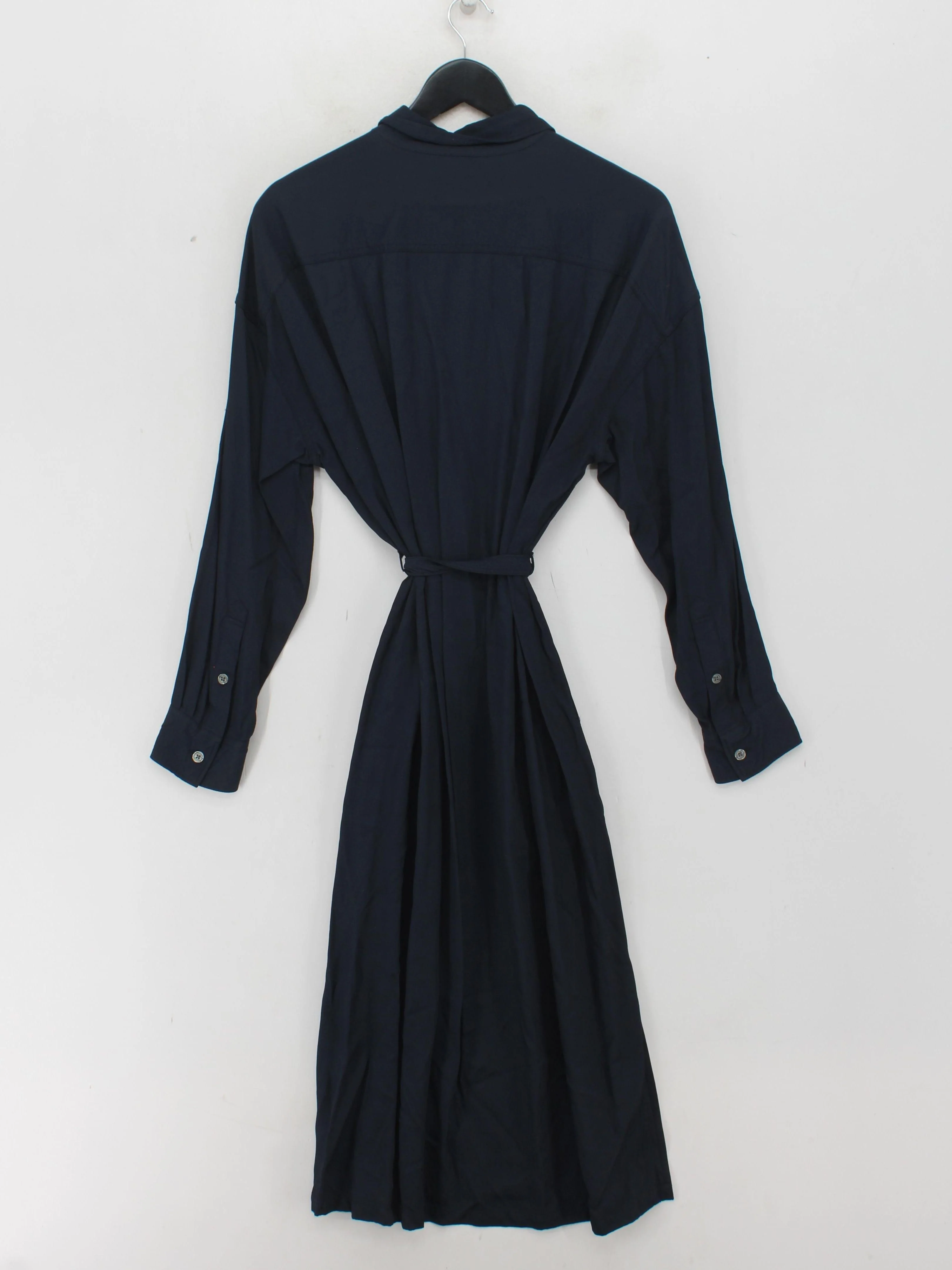 Uniqlo Shirt Midi Dress M in Blue - Image 2