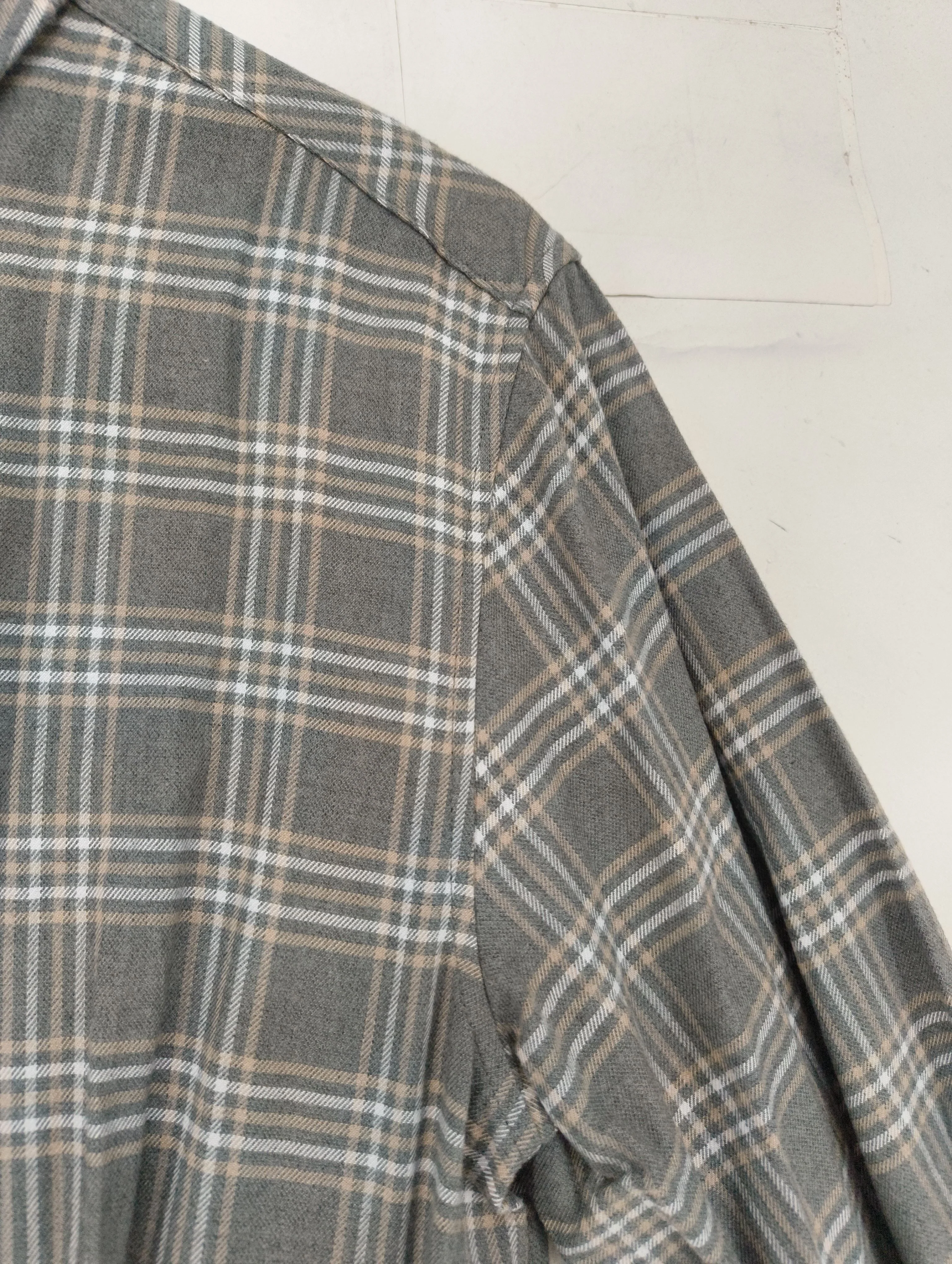 Uniqlo Shirt Midi Dress M in Grey - Image 4