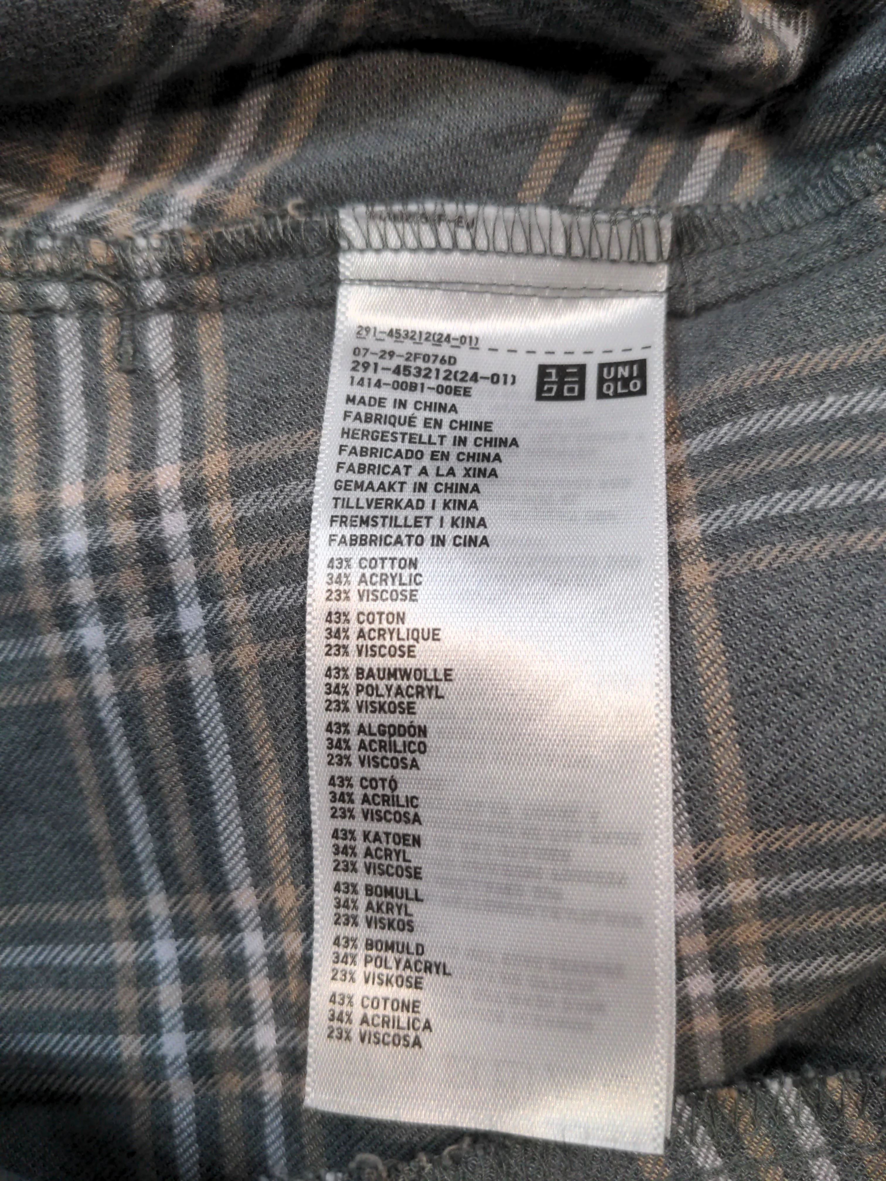 Uniqlo Shirt Midi Dress M in Grey - Image 6