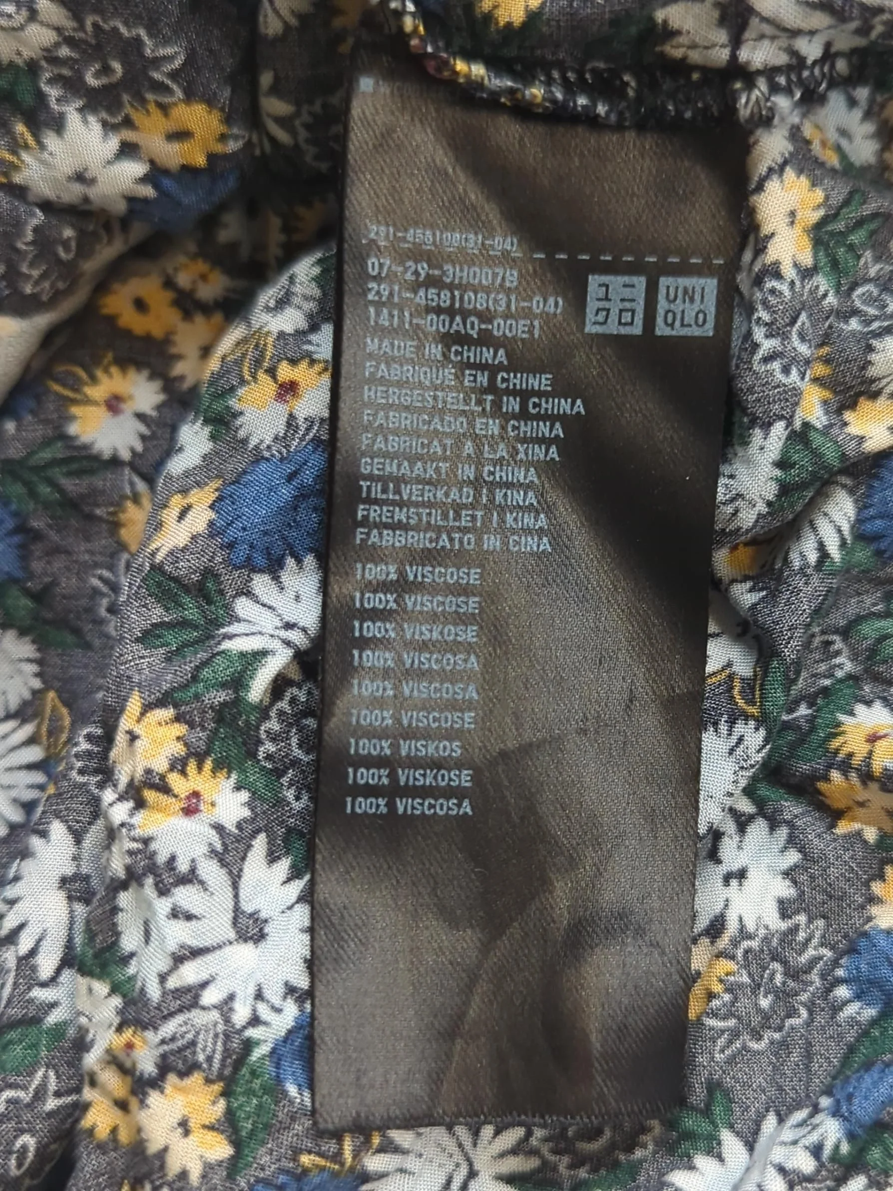 Uniqlo Shirt Midi Dress M in Multi - Image 6
