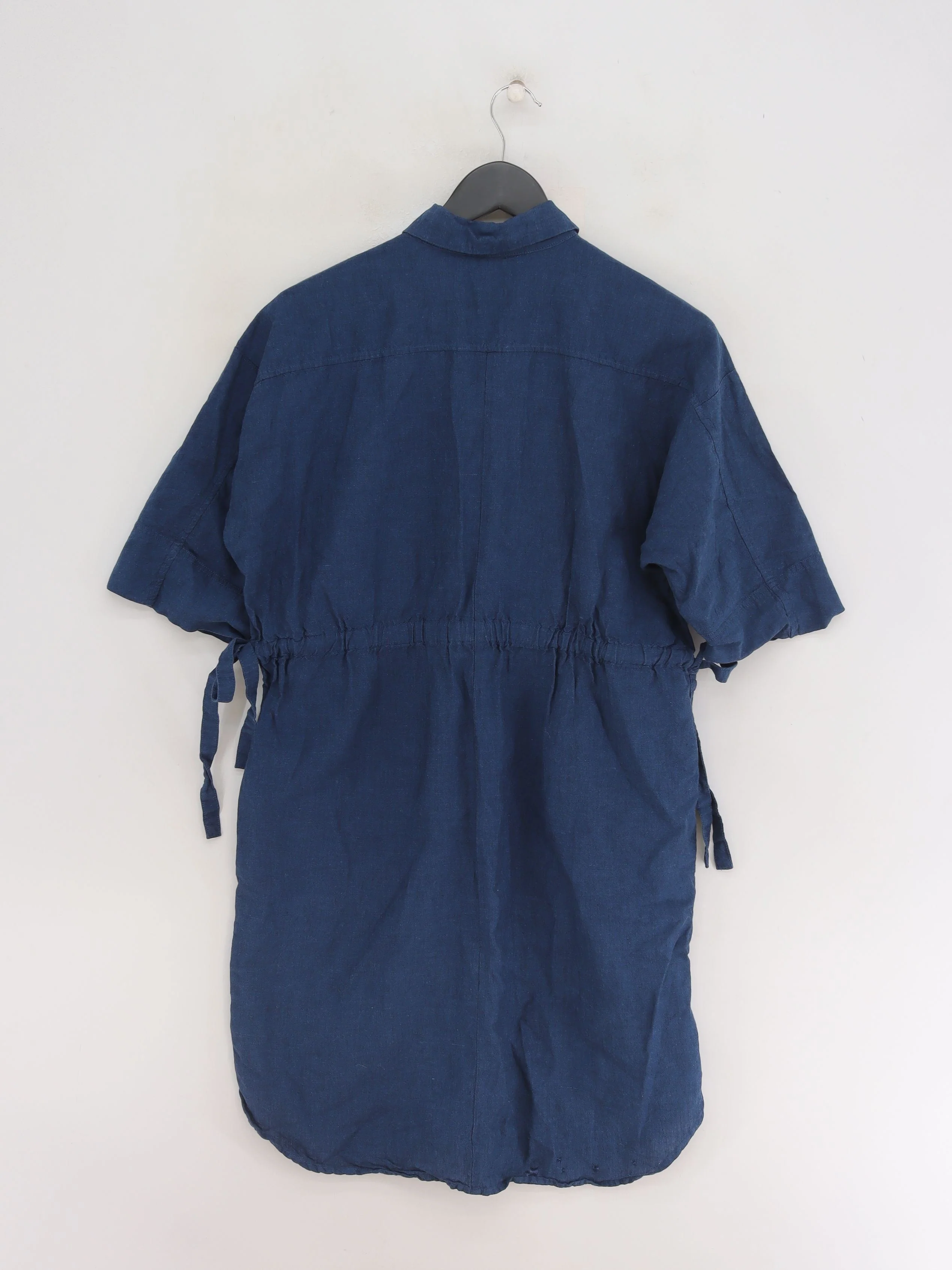 Uniqlo Shirt Midi Dress S in Blue - Image 2