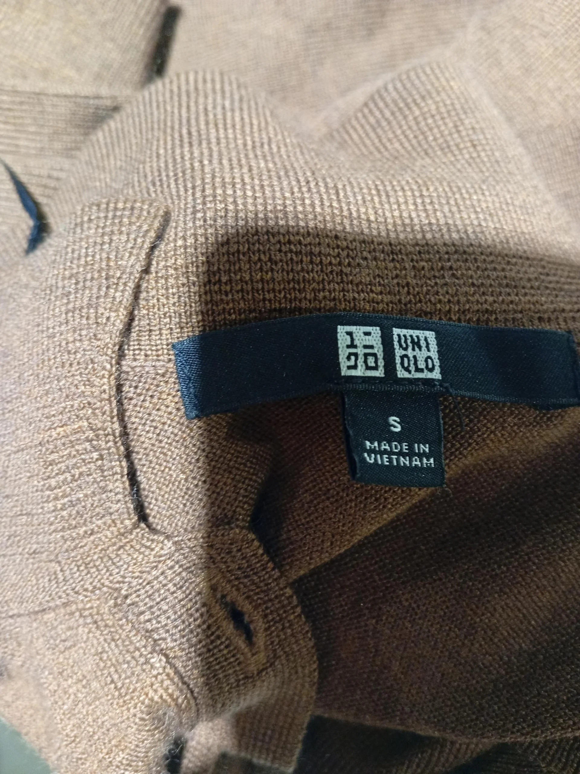 Uniqlo Shirt Midi Dress S in Brown - Image 5