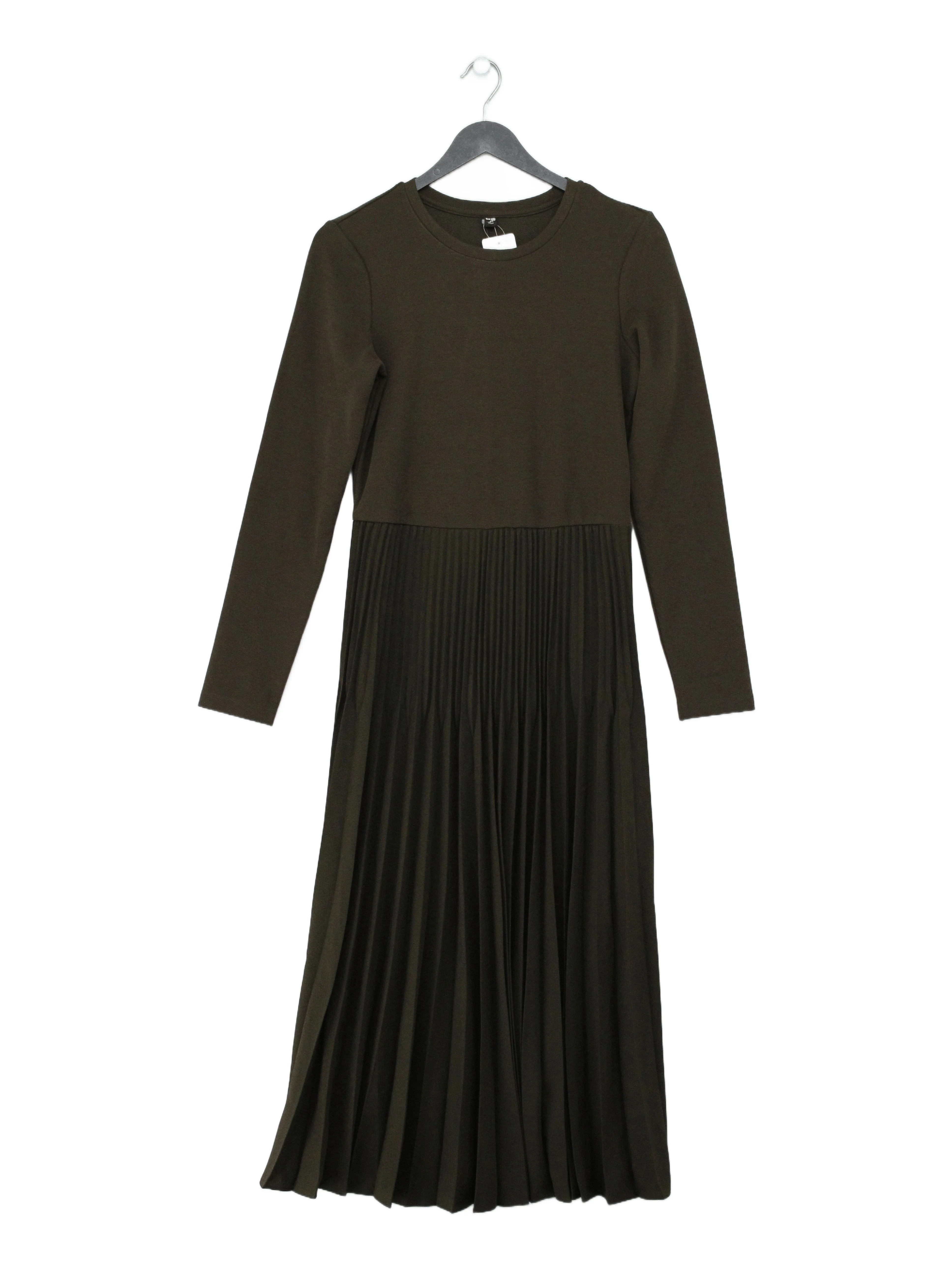 Uniqlo Shirt Midi Dress S in Green