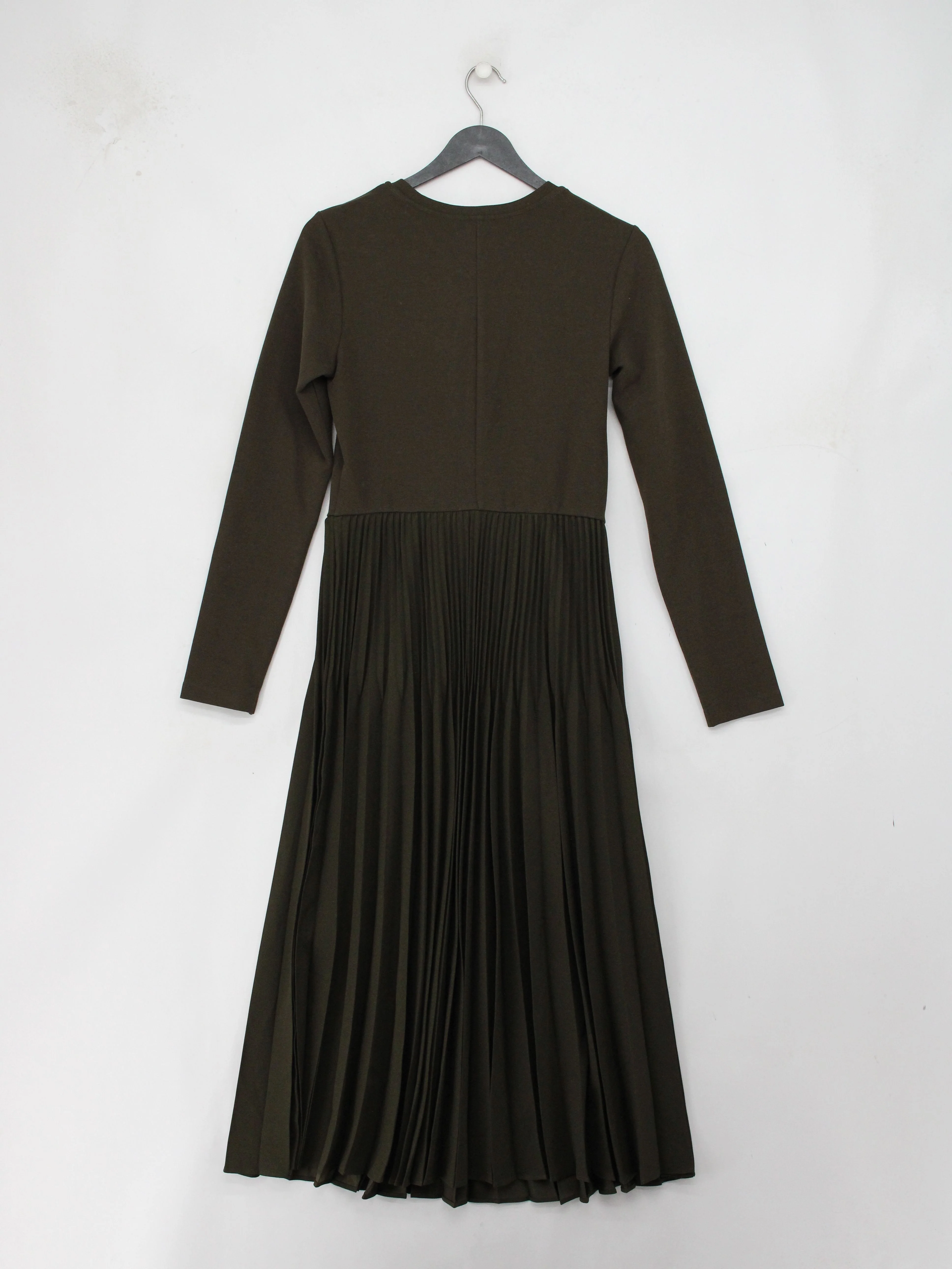 Uniqlo Shirt Midi Dress S in Green - Image 2