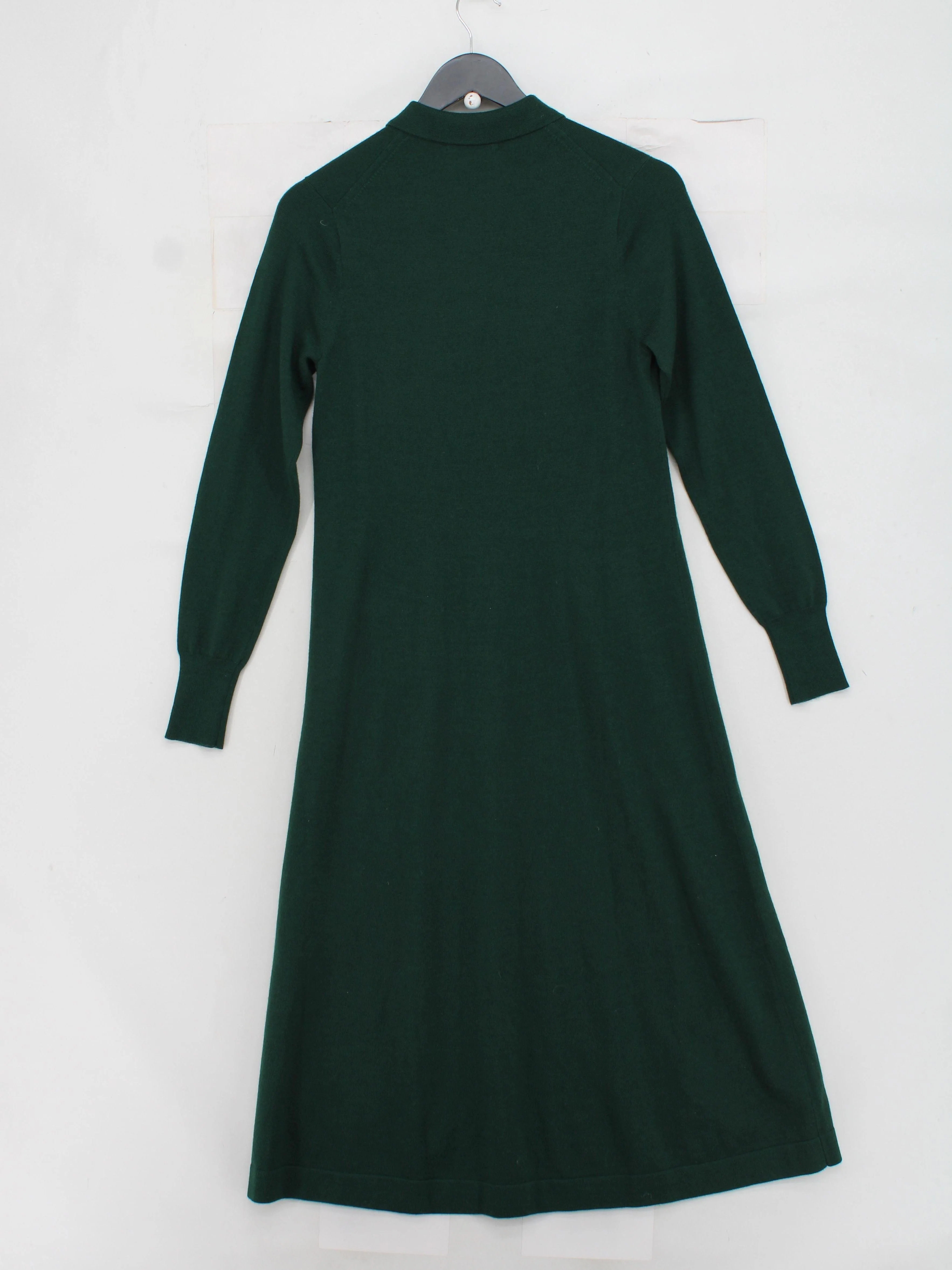 Uniqlo Shirt Midi Dress S in Green - Image 2