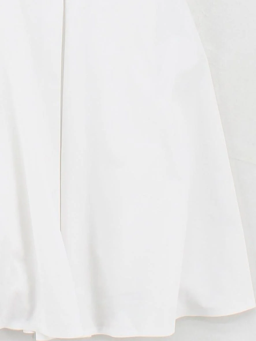 Uniqlo Shirt Mini Dress UK16 in White - Image 4
