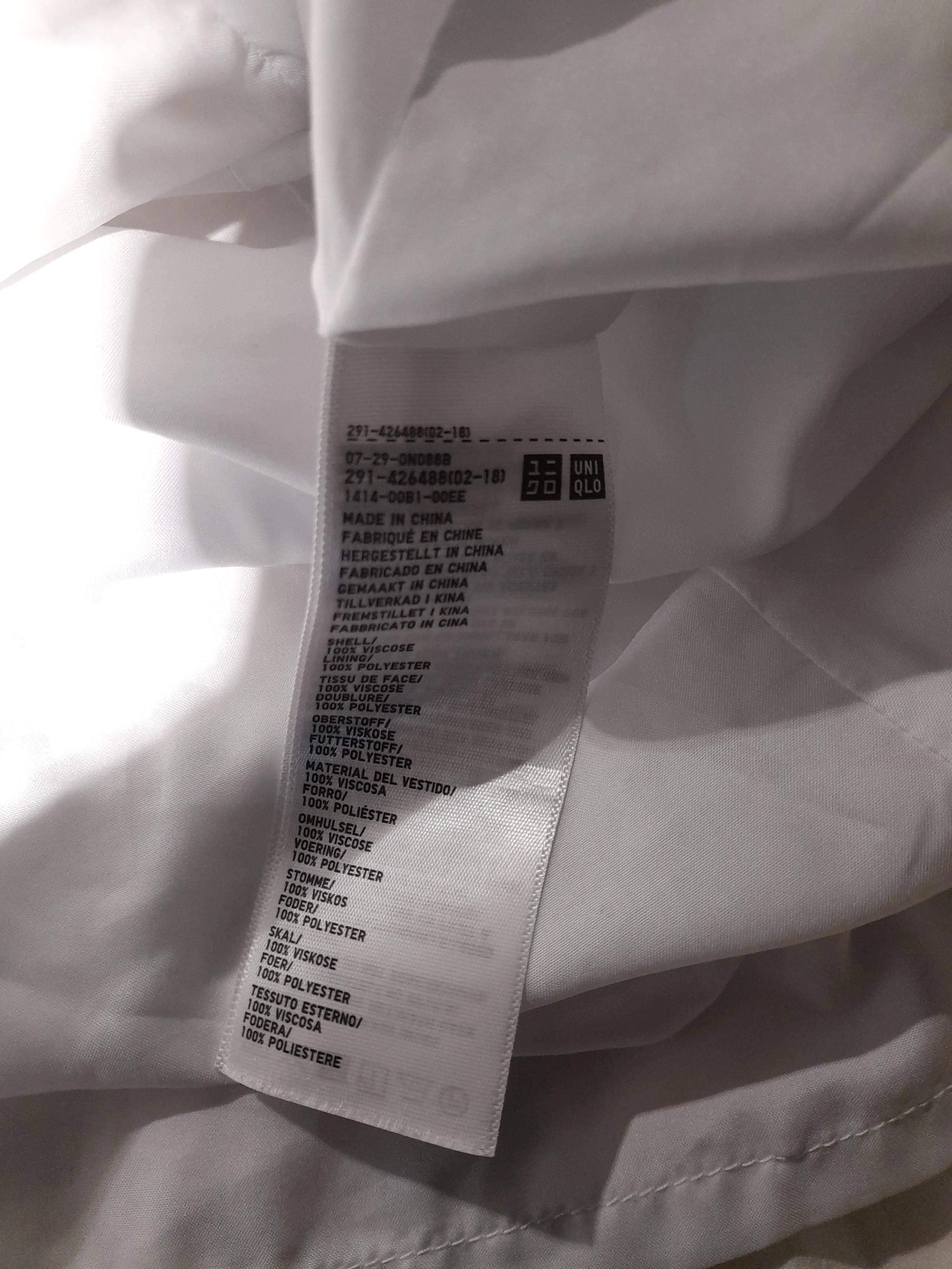 Uniqlo Slip Midi Dress L in White - Image 7