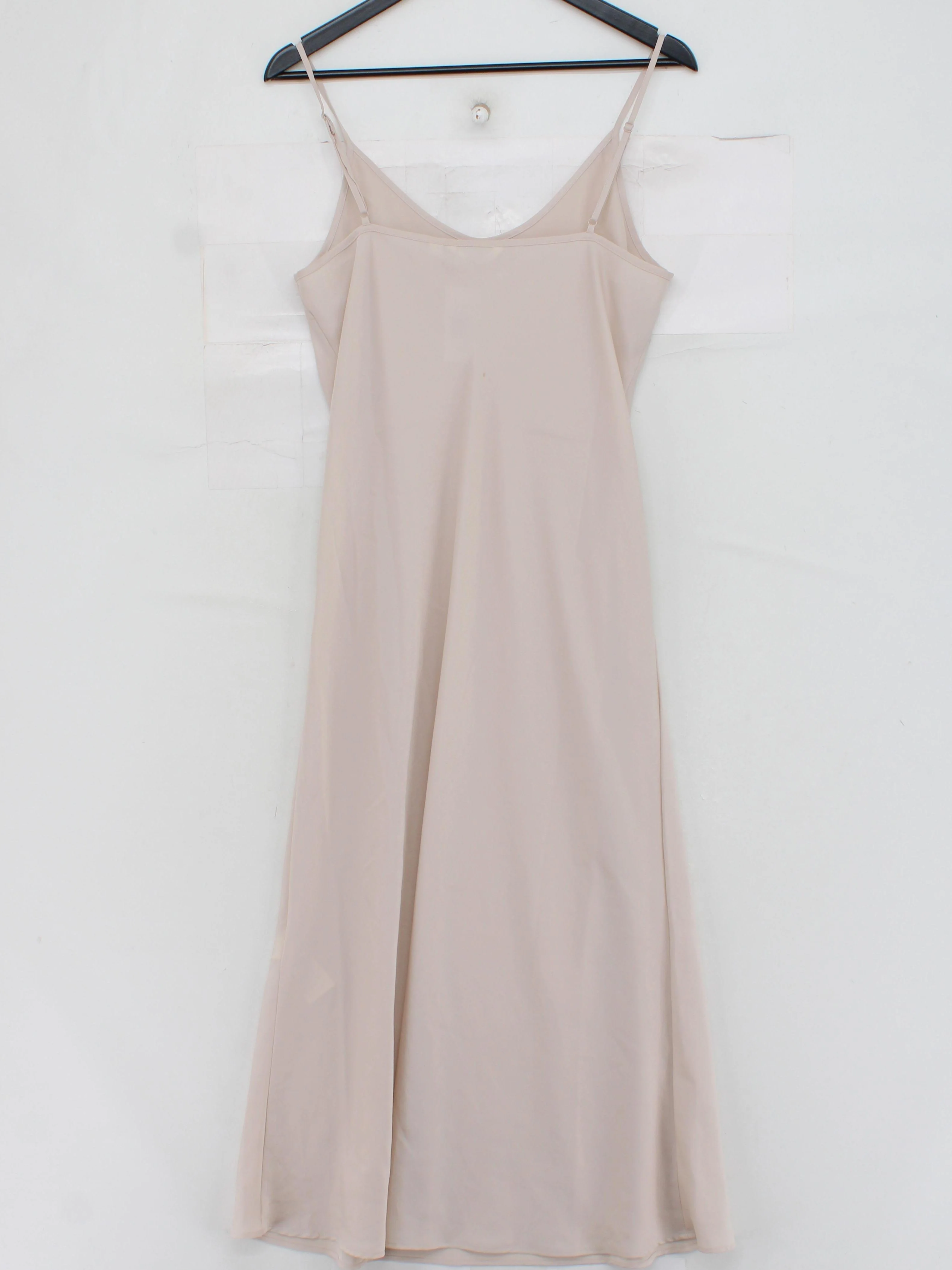 Uniqlo Slip Midi Dress M in Cream - Image 2