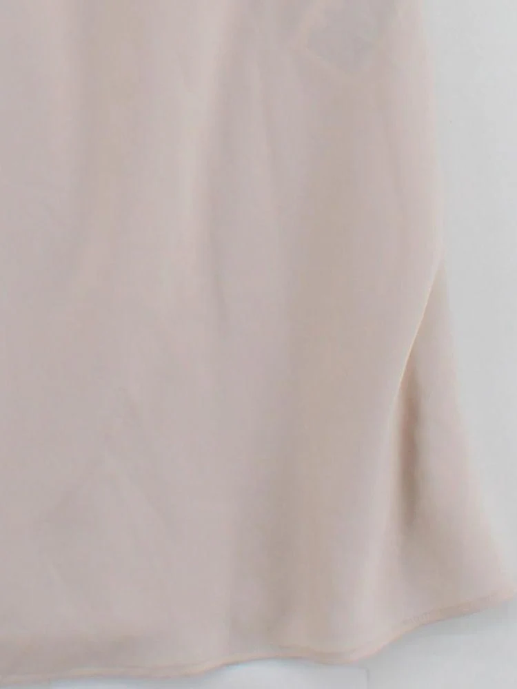 Uniqlo Slip Midi Dress M in Cream - Image 4