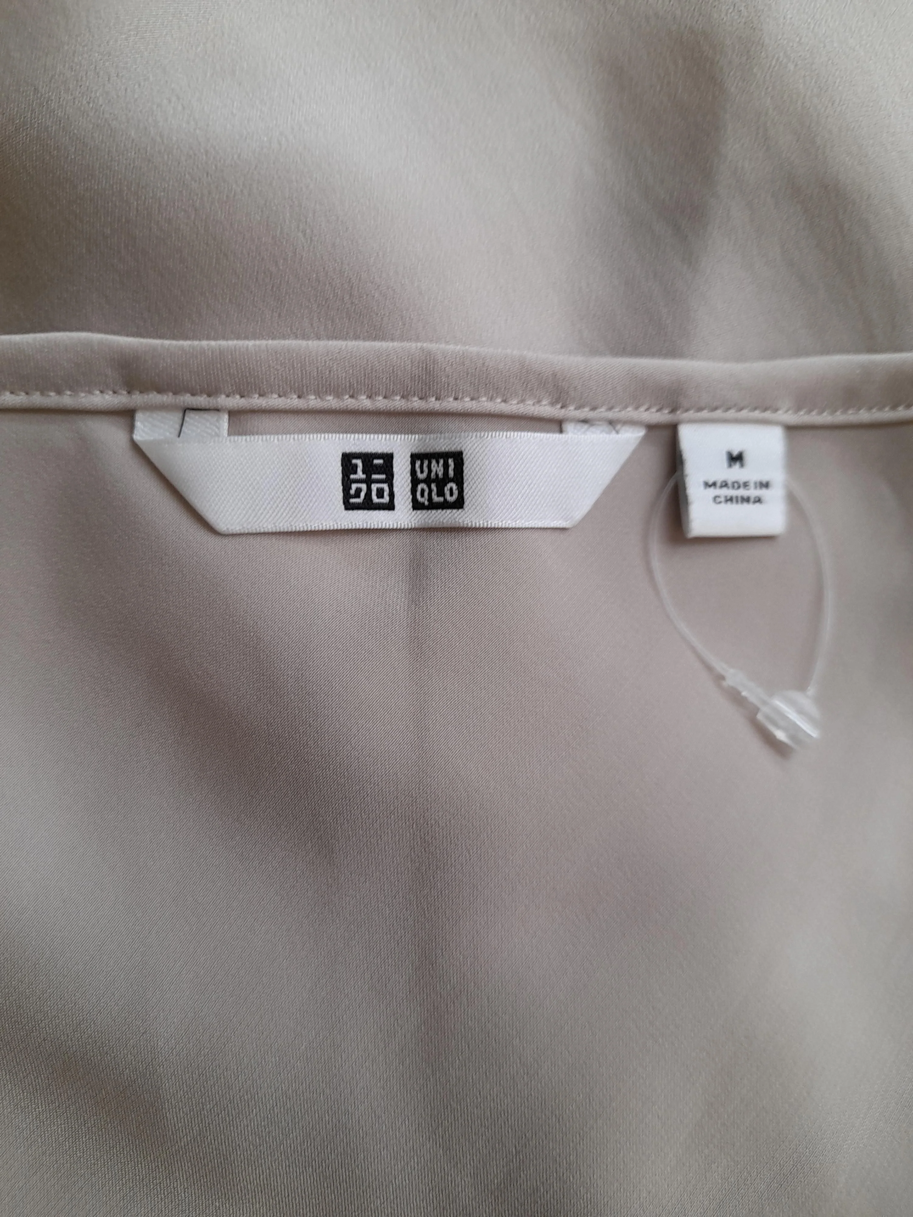 Uniqlo Slip Midi Dress M in Cream - Image 5