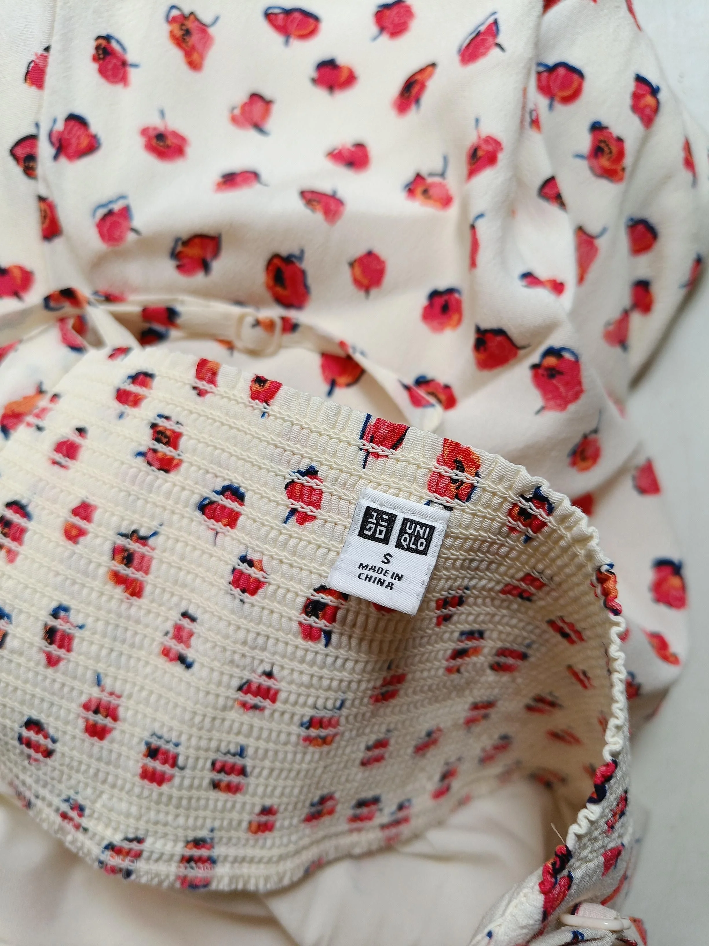 Uniqlo Slip Mini Dress S in Cream - Image 5