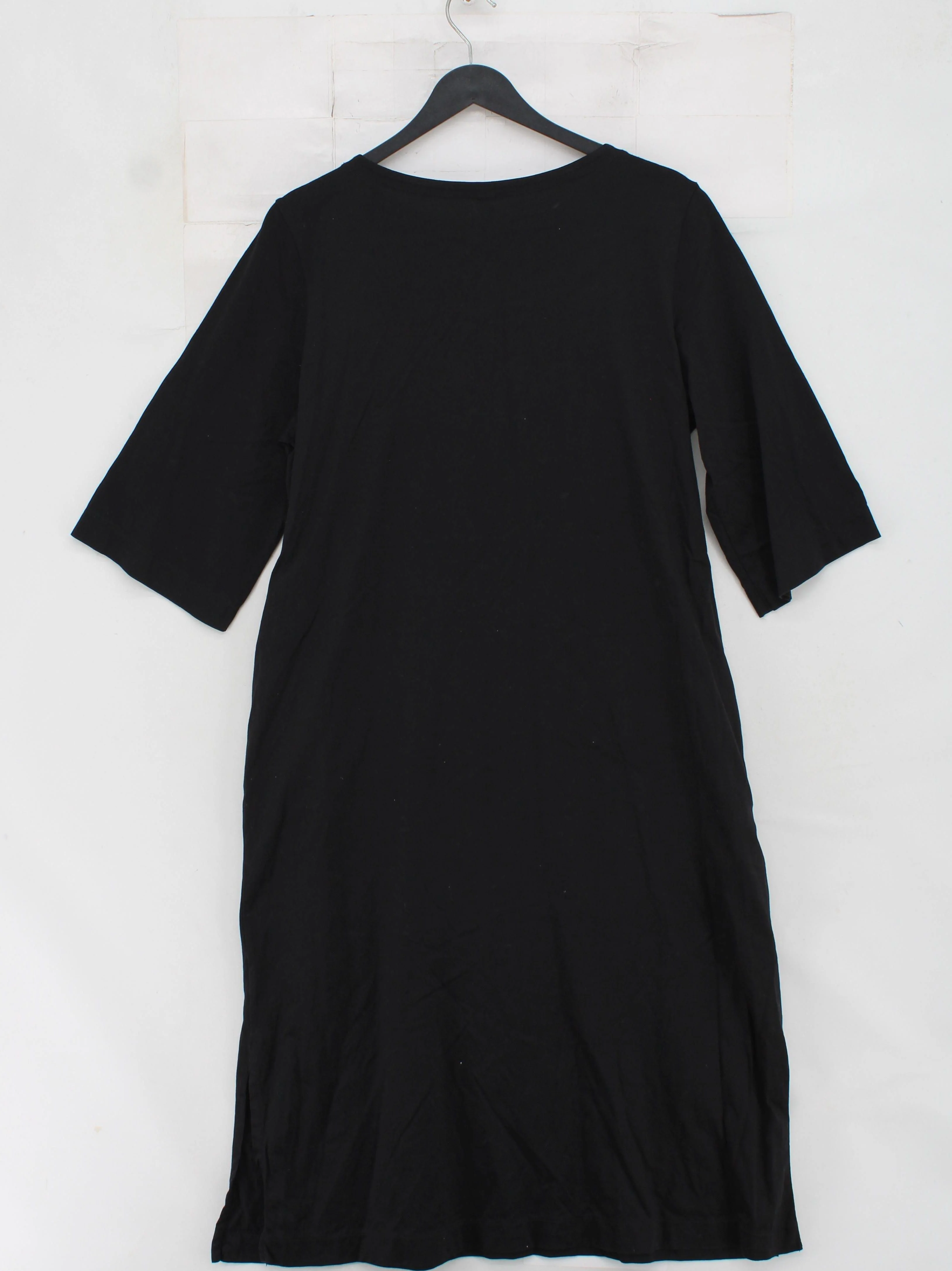 Uniqlo T-Shirt Maxi Dress L in Black - Image 2