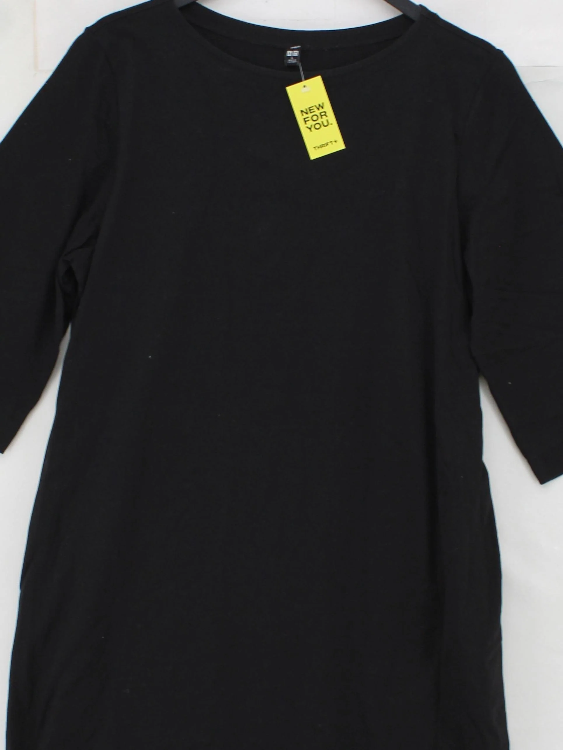 Uniqlo T-Shirt Maxi Dress L in Black - Image 3